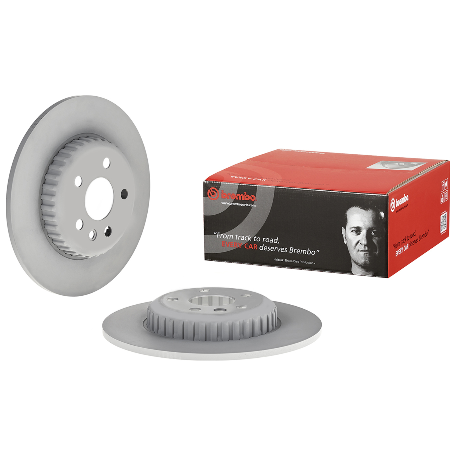 2x BREMBO Bremsscheibe PRIME LINE - Lightweight