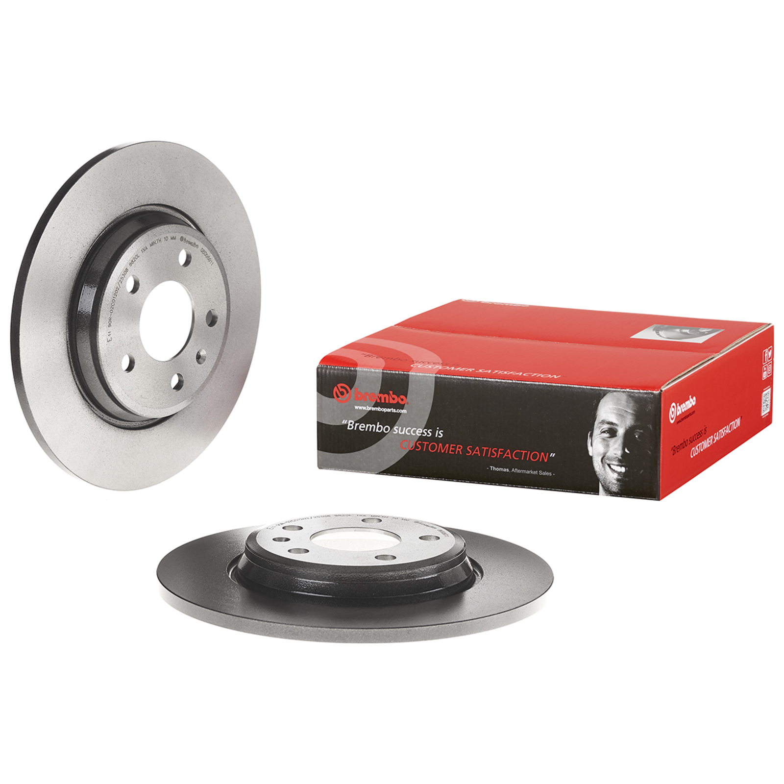 2x BREMBO Brake Disc PRIME LINE - UV Coated