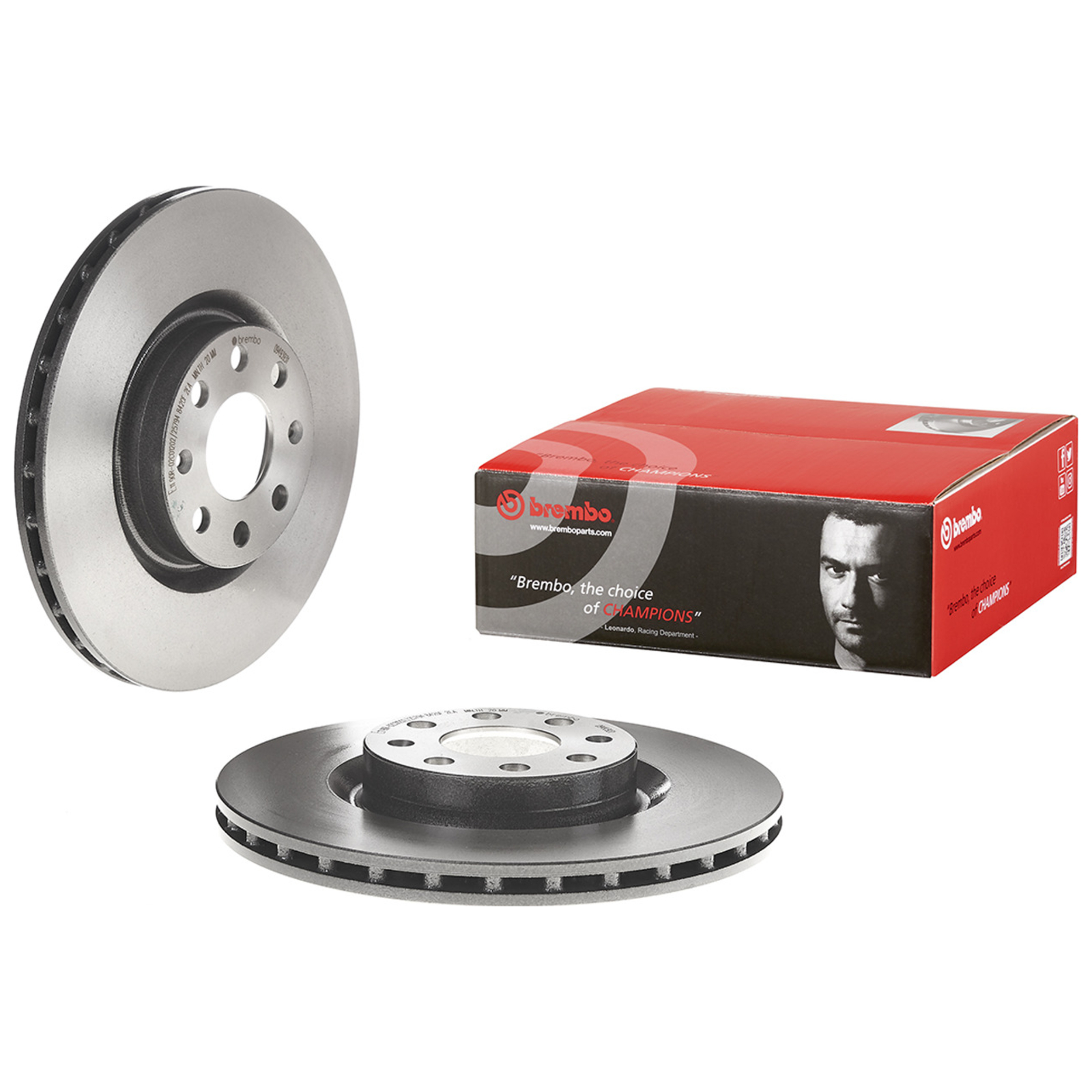 2x BREMBO Brake Disc PRIME LINE - UV Coated