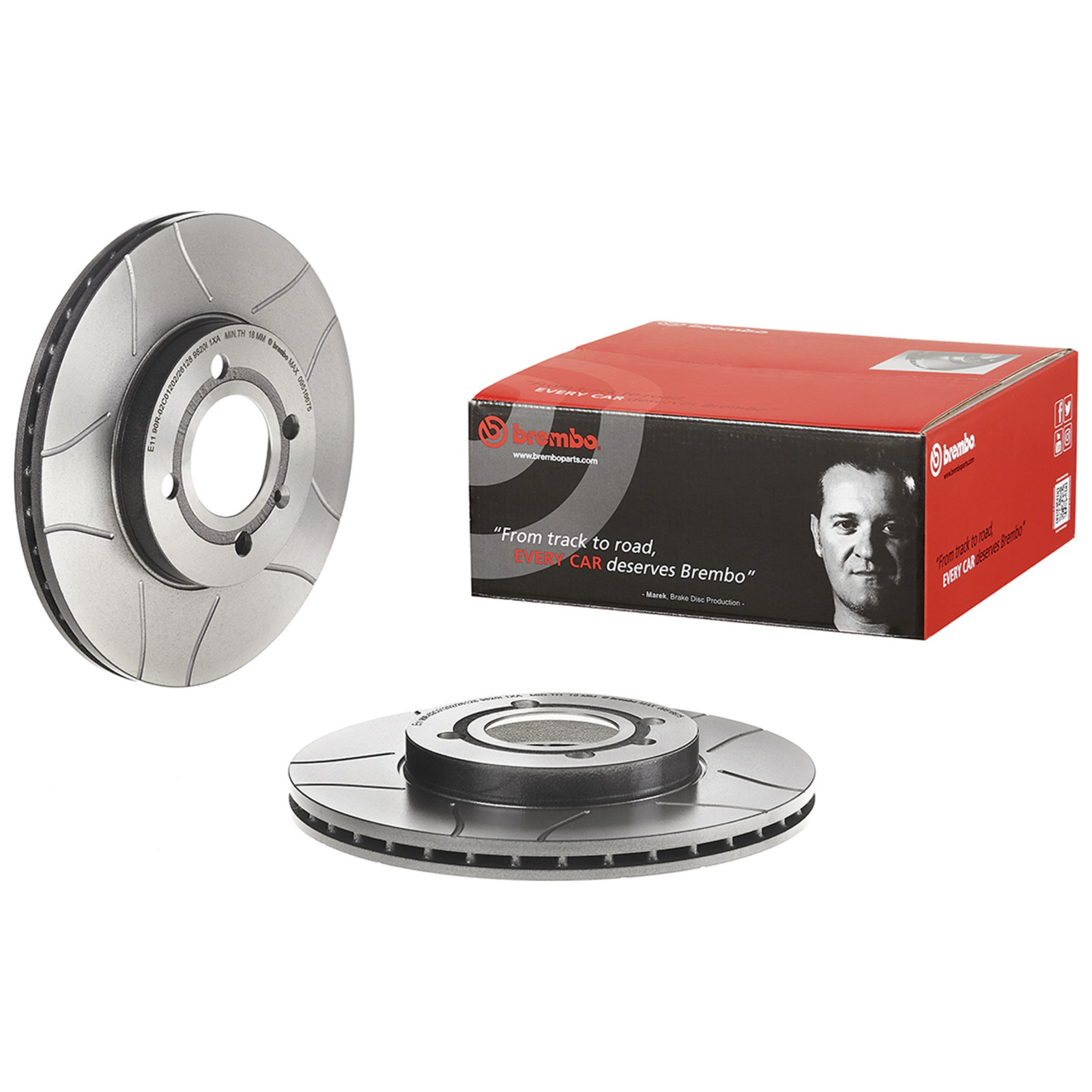 2x BREMBO Bremsscheibe XTRA LINE - Max