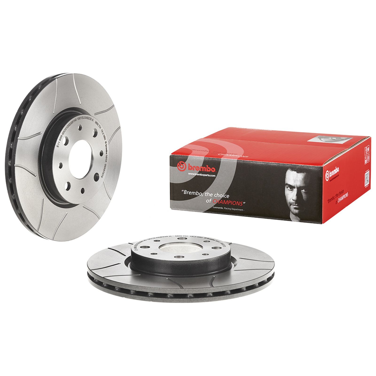 2x BREMBO Bremsscheibe XTRA LINE - Max