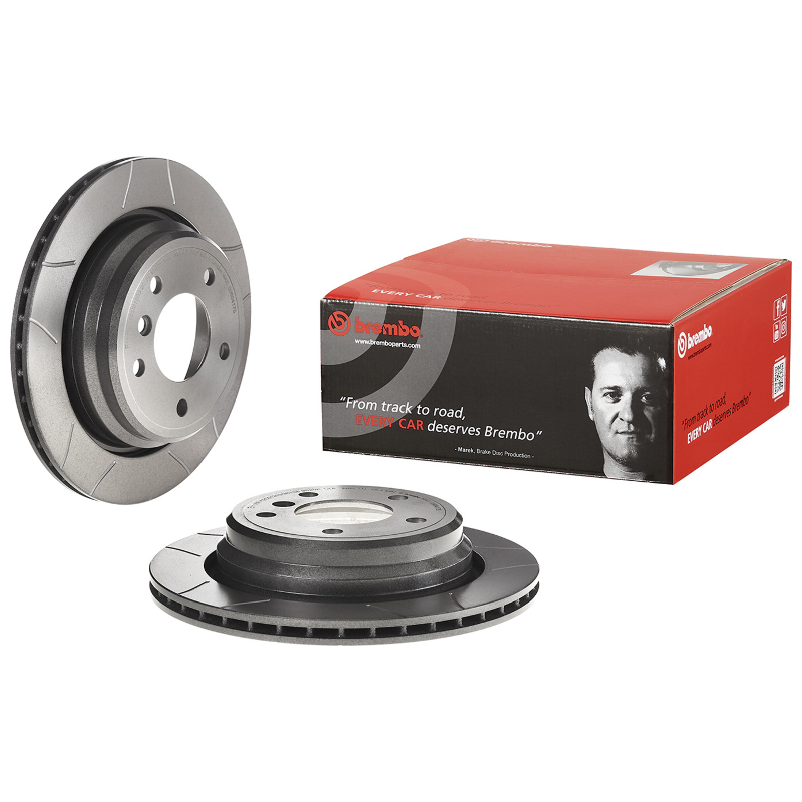 2x BREMBO Bremsscheibe XTRA LINE - Max