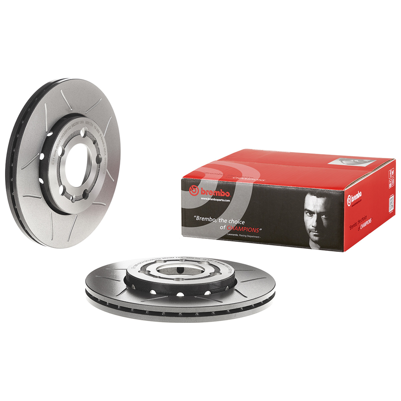 2x BREMBO Bremsscheibe XTRA LINE - Max