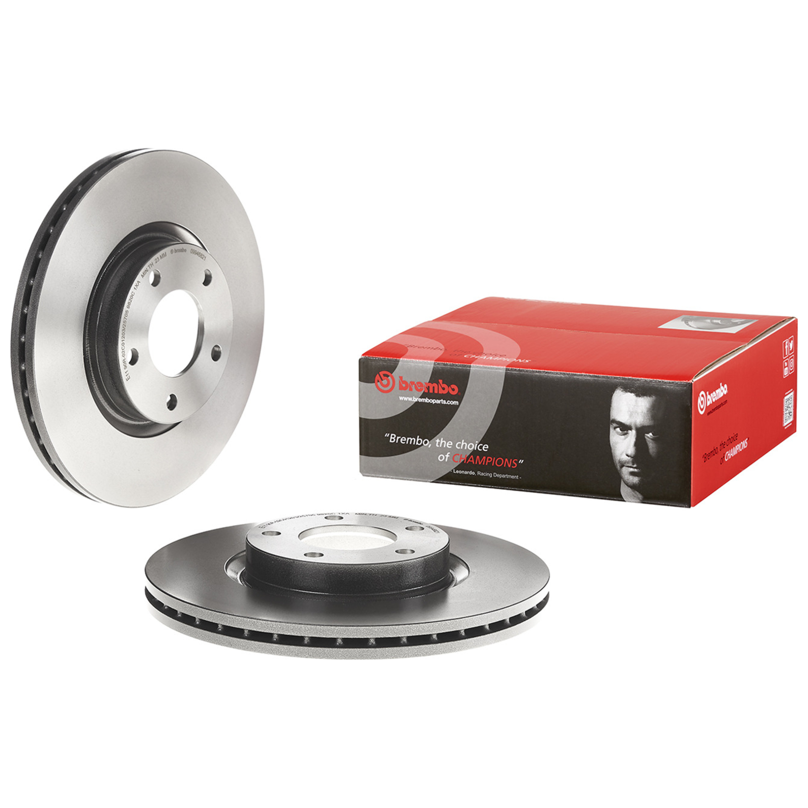 2x BREMBO Bremsscheibe COATED DISC LINE