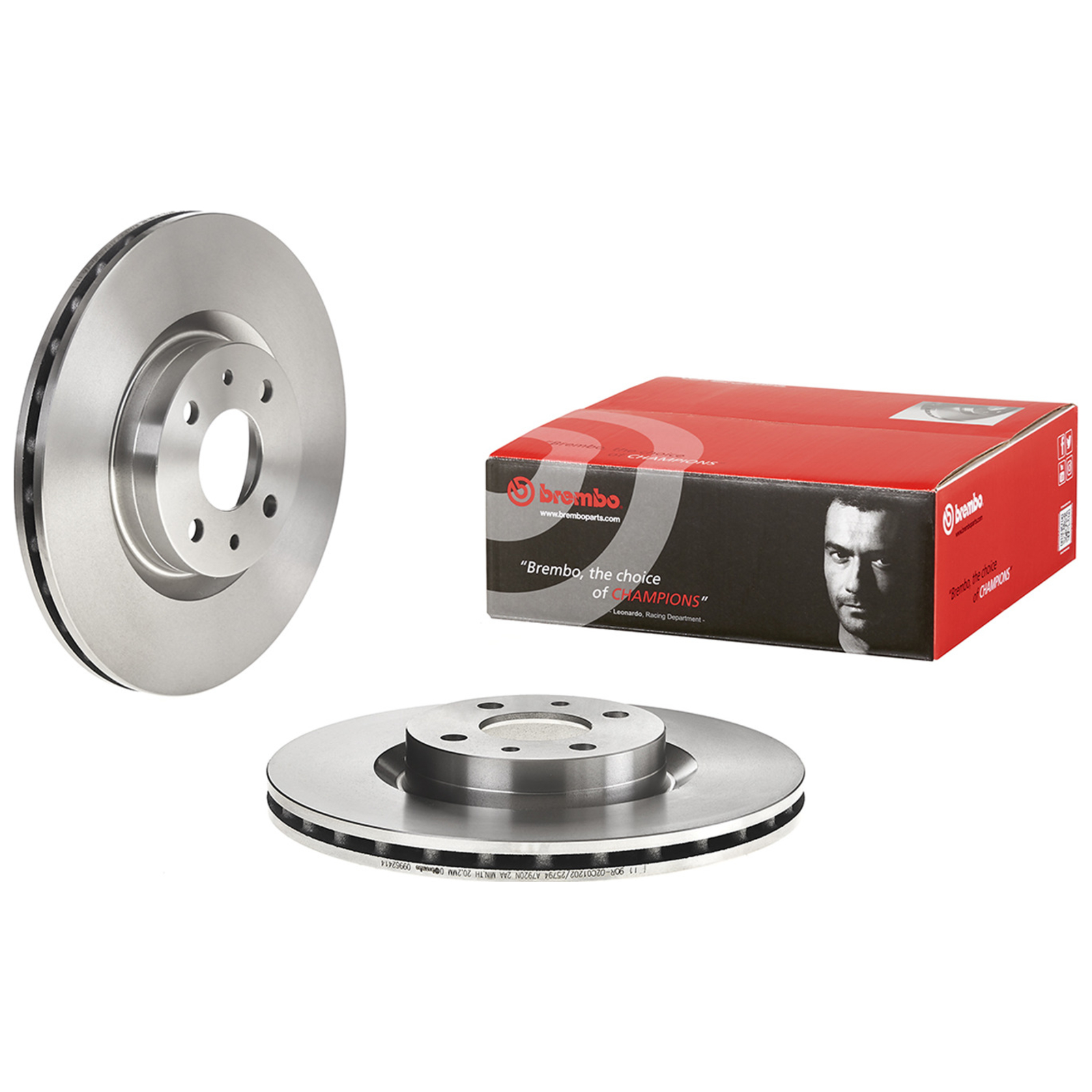 2x BREMBO Bremsscheibe PRIME LINE 09.9624.14