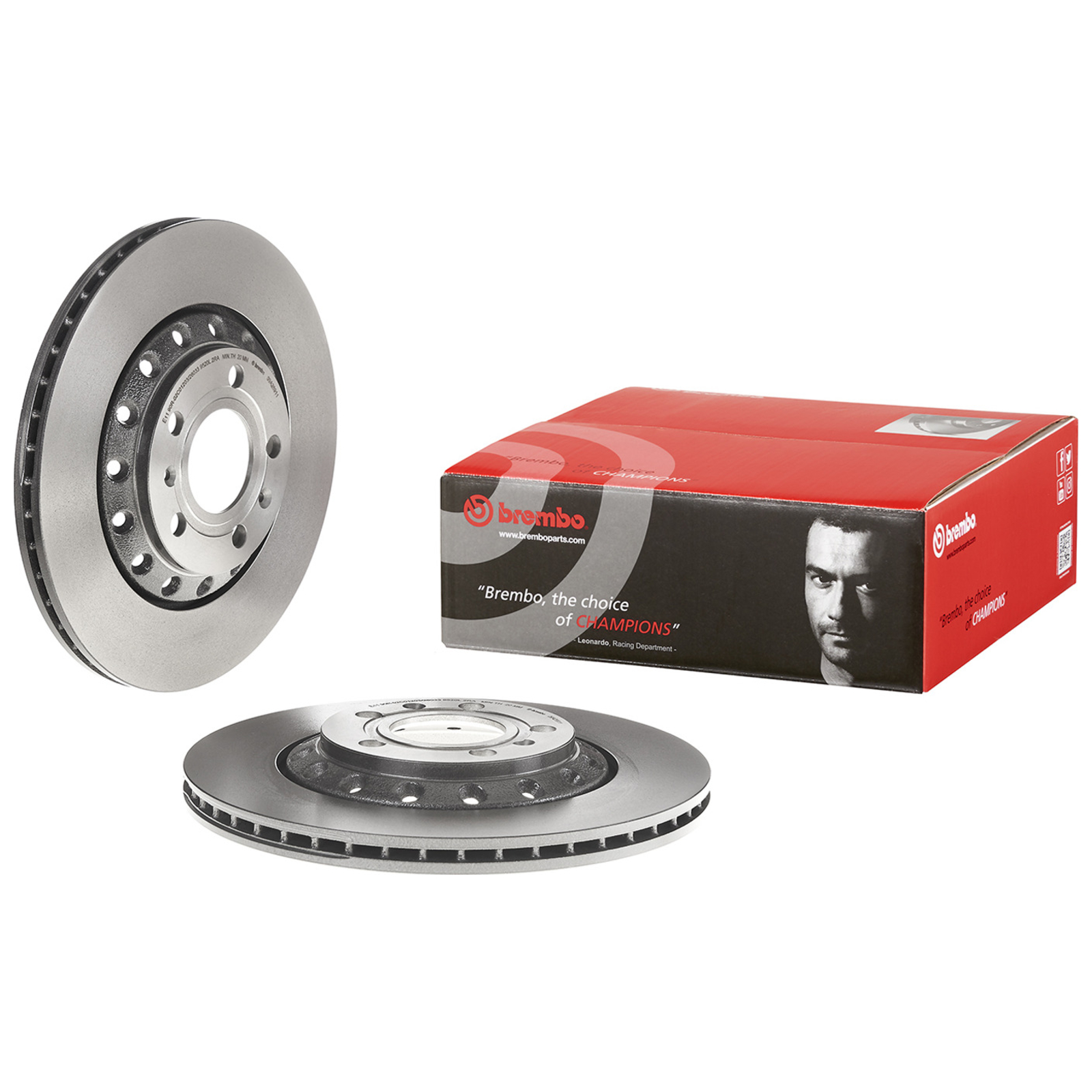 2x BREMBO Bremsscheibe PRIME LINE - UV Coated
