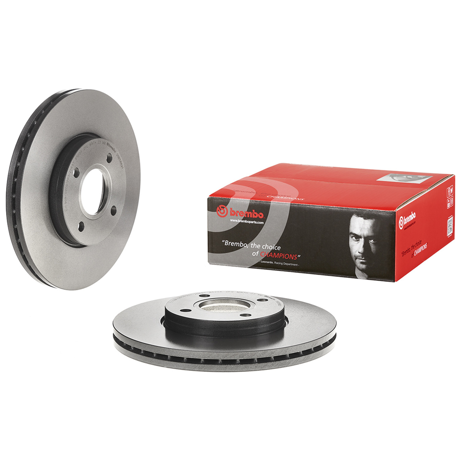 2x BREMBO Brake Disc PRIME LINE - UV Coated