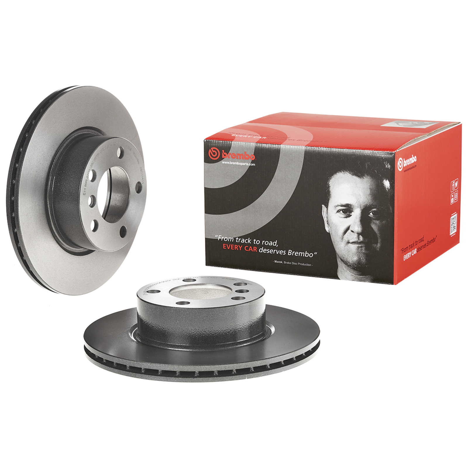 BREMBO Bremsscheiben &Oslash;300mm Satz vorne passend f&uuml;r BMW 1 3 Touring 118 320 i 09.C114.11