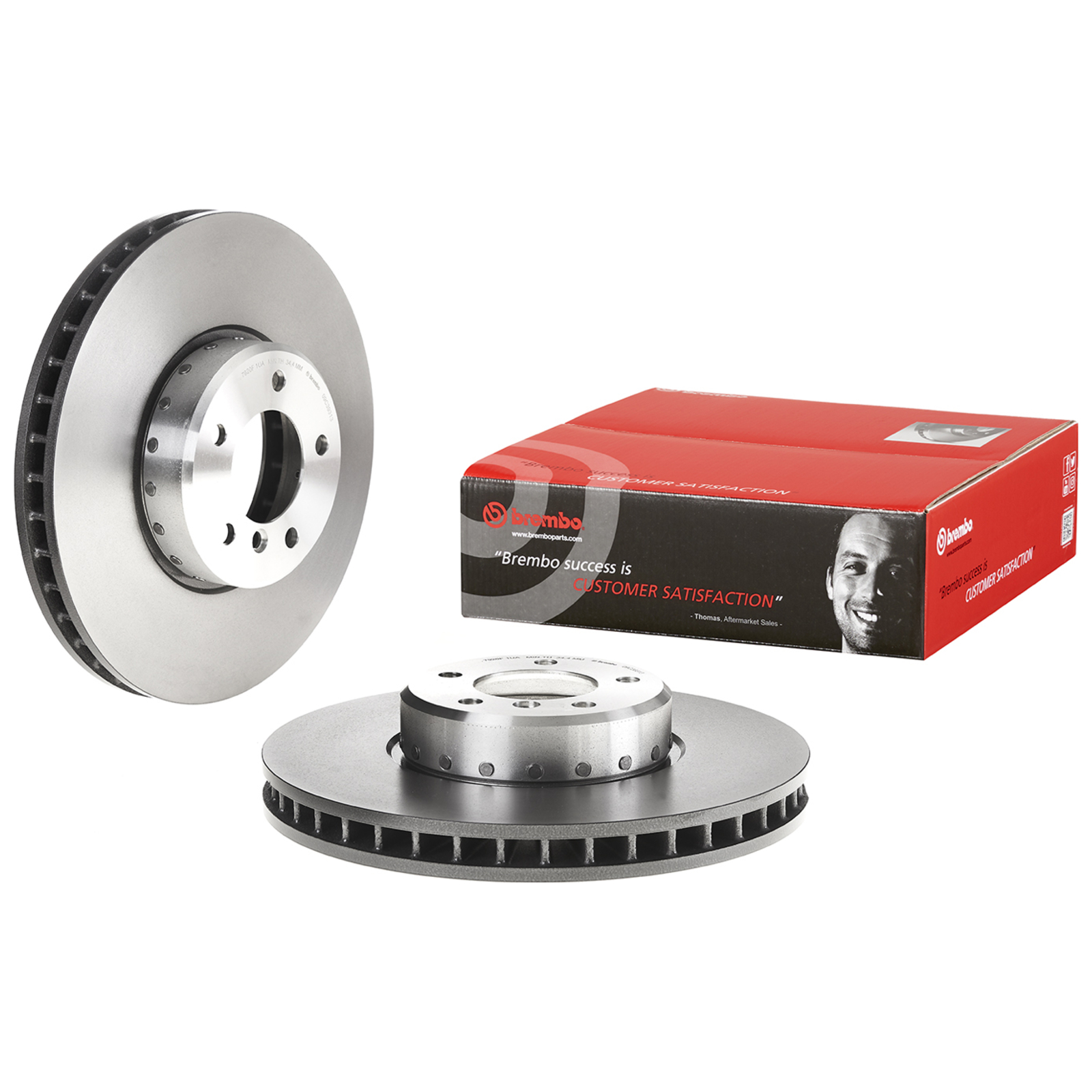 2x BREMBO Bremsscheibe TWO-PIECE DISCS LINE