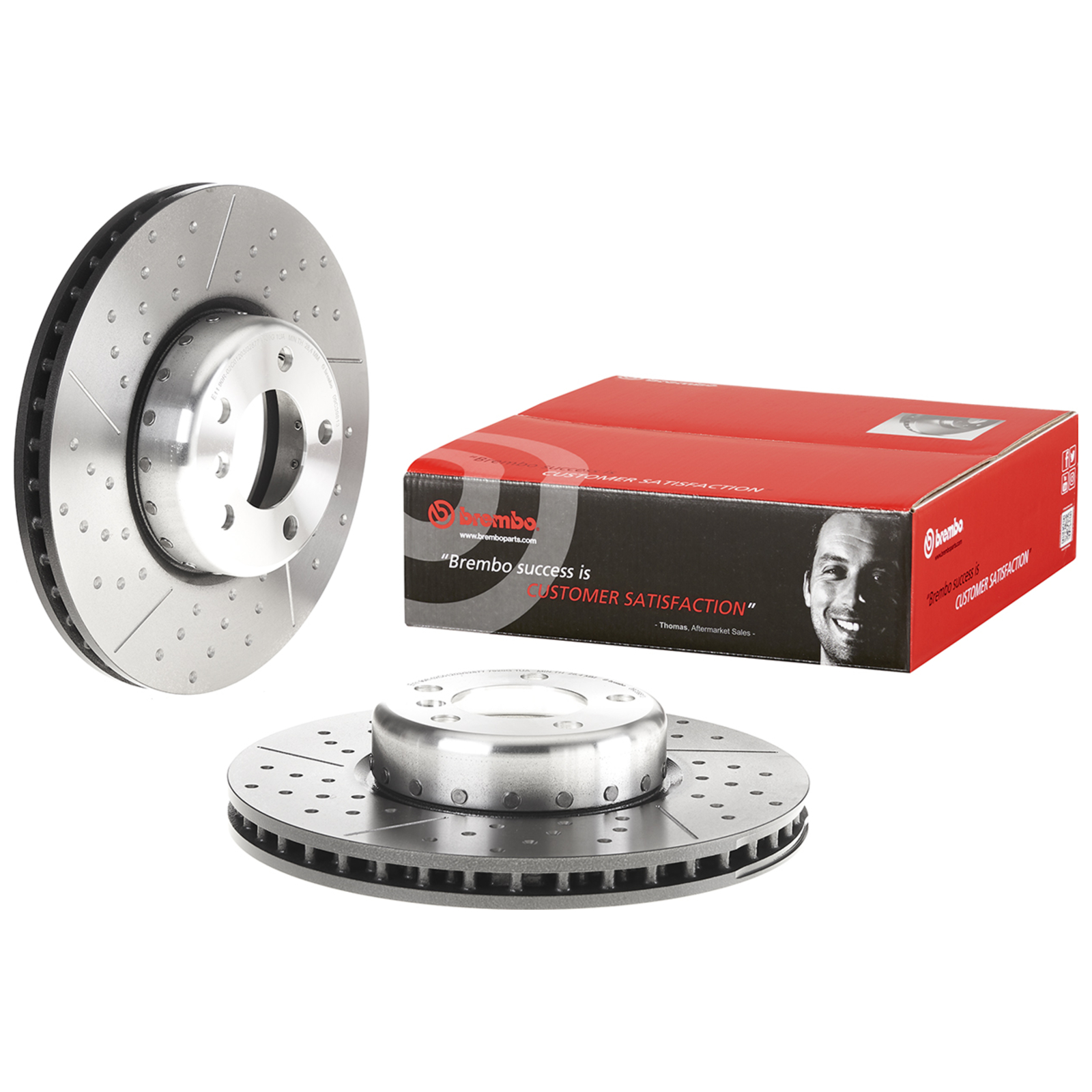 2x BREMBO Bremsscheibe TWO-PIECE DISCS LINE