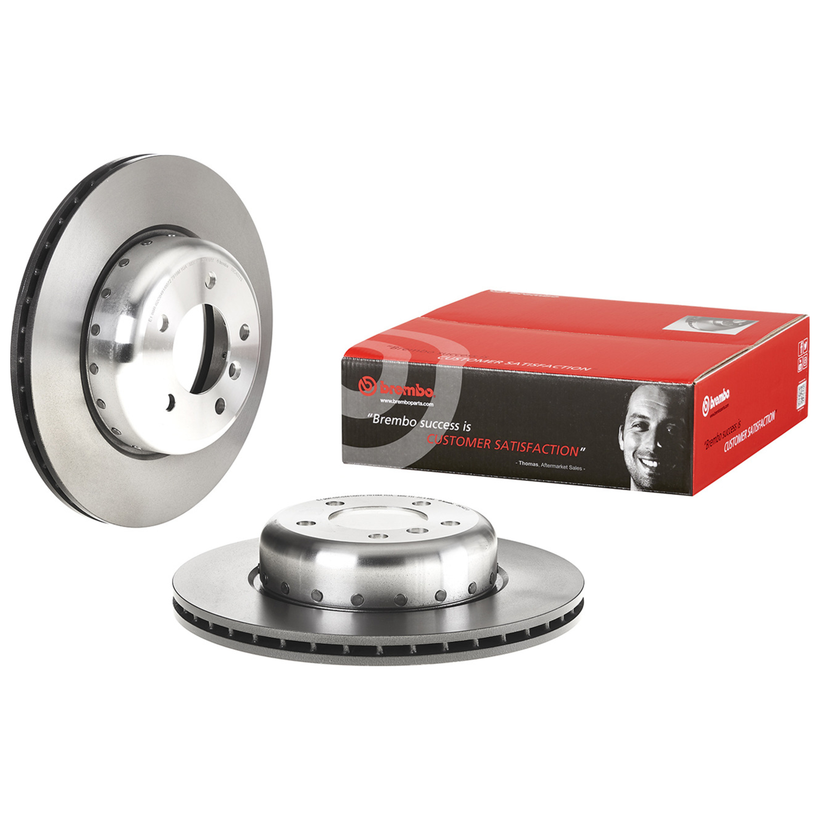 2x BREMBO Bremsscheibe PRIME LINE - Composite