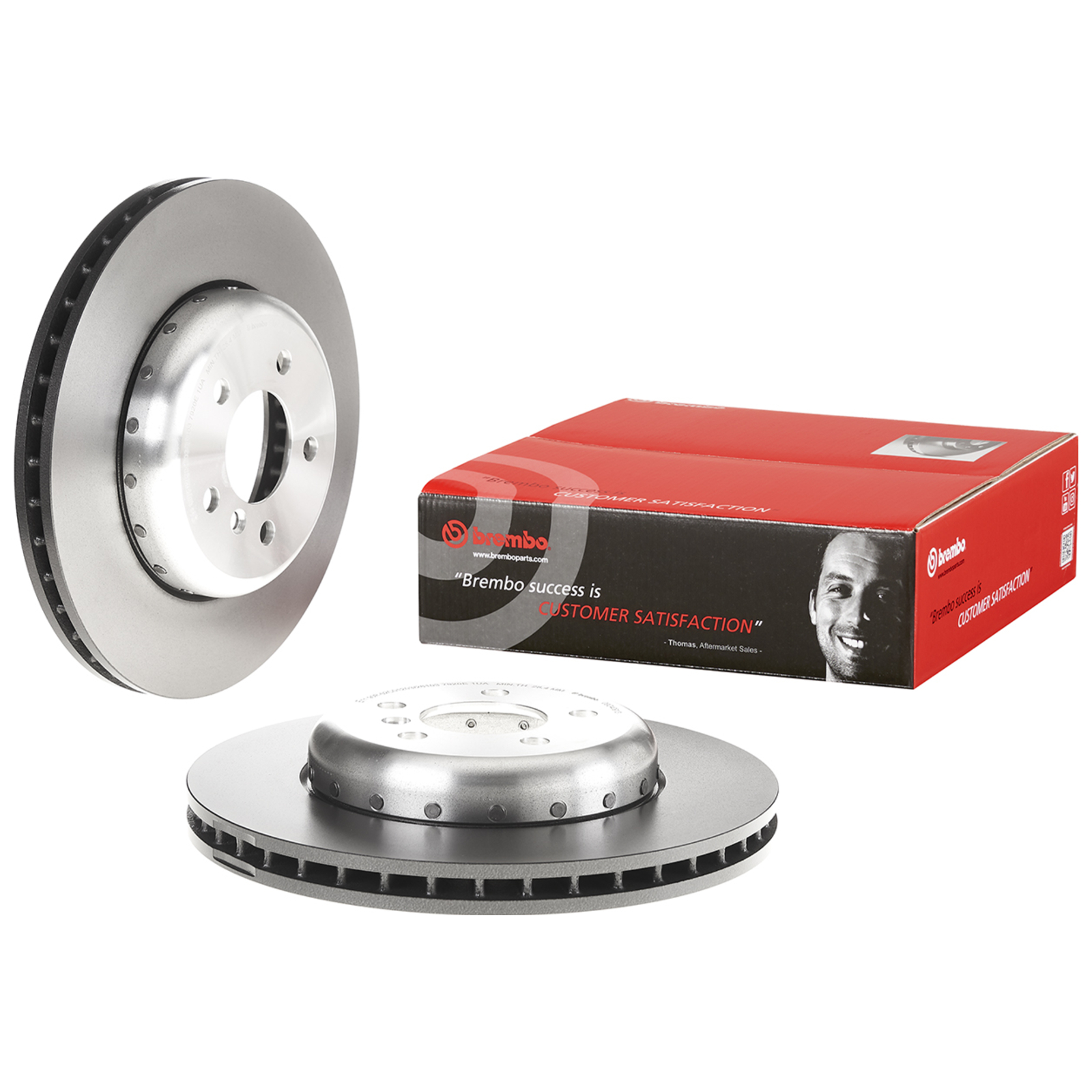 2x BREMBO Brake Disc TWO-PIECE DISCS LINE