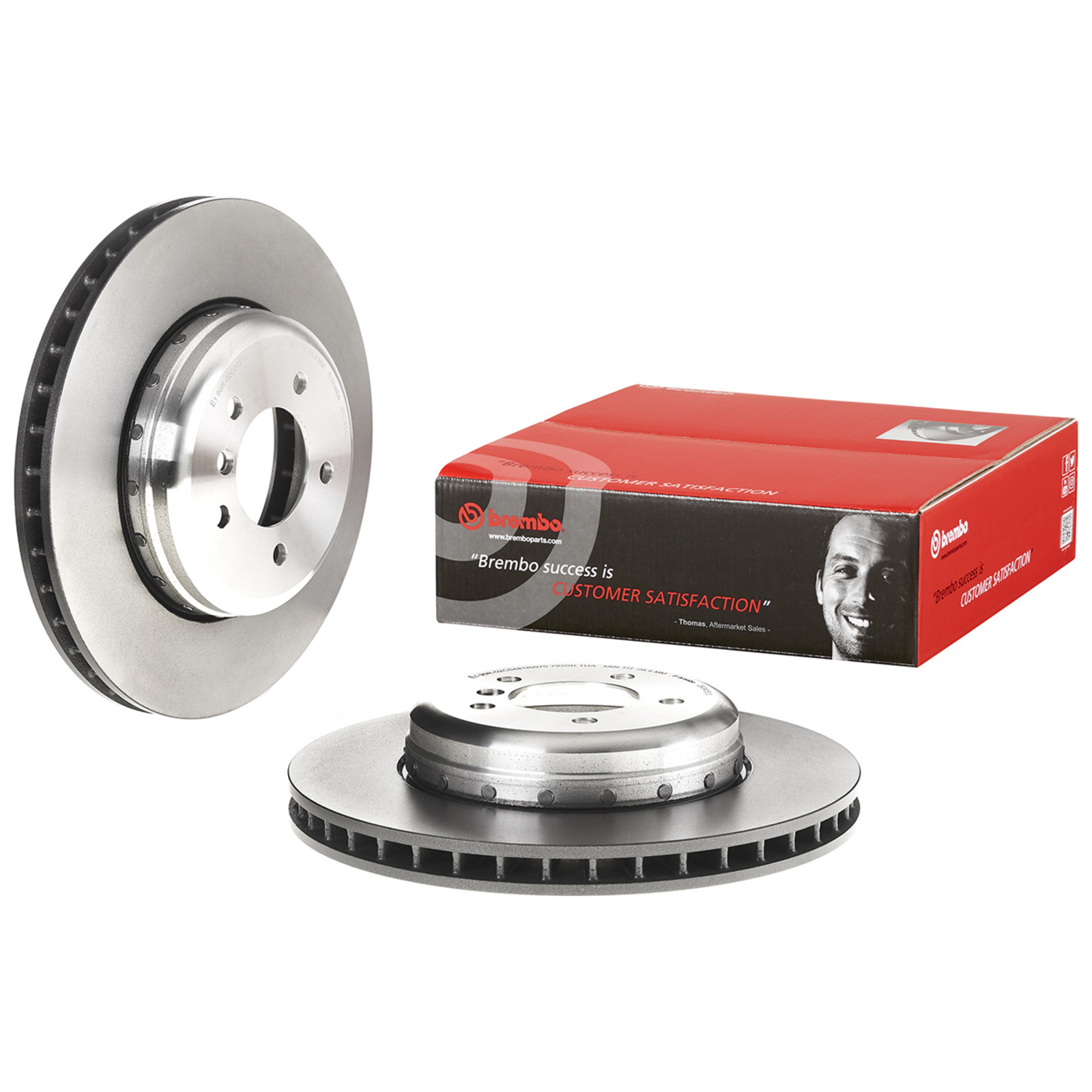 2x BREMBO Bremsscheibe PRIME LINE - Composite
