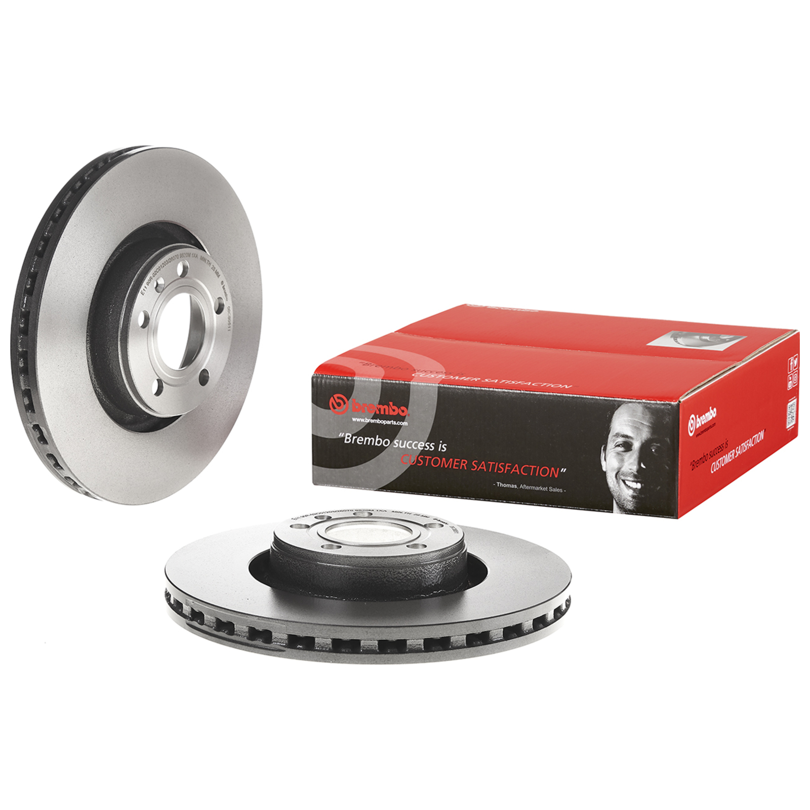 2x BREMBO Bremsscheibe PVT+ COATED DISC LINE