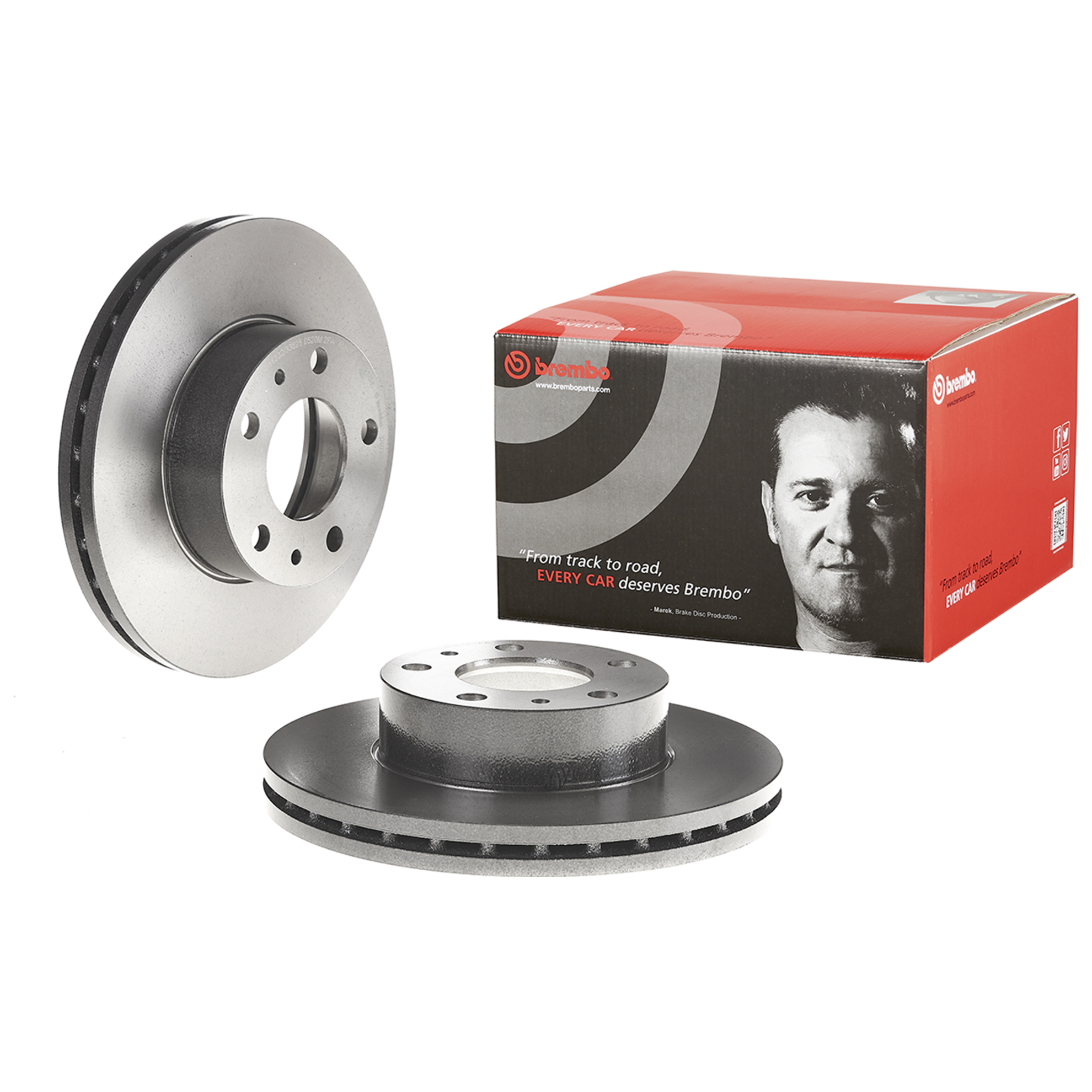 2x BREMBO Brake Disc PRIME LINE - UV Coated