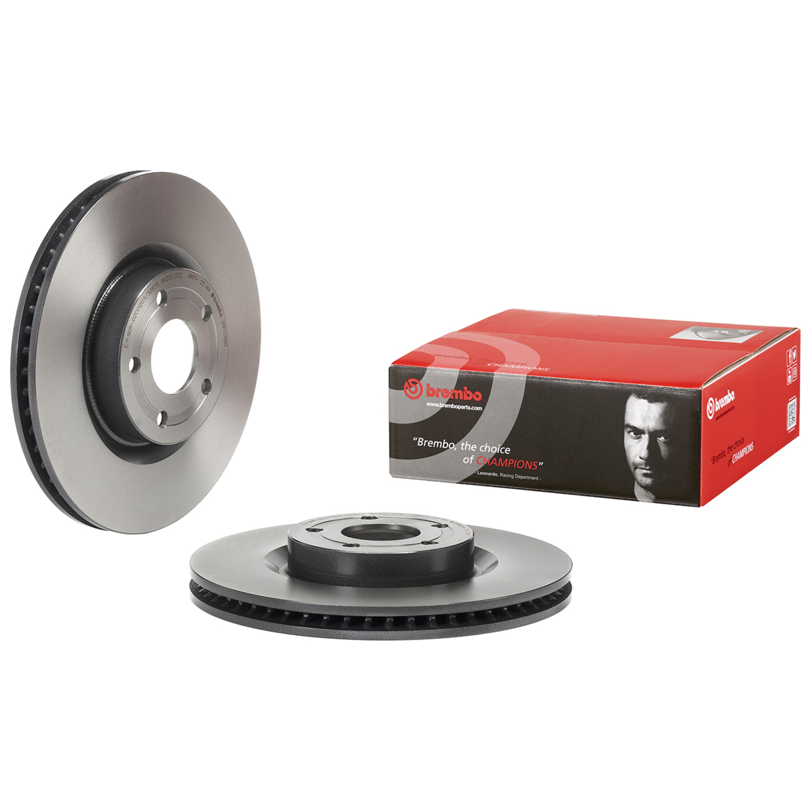 2x BREMBO Bremsscheibe PRIME LINE - UV Coated