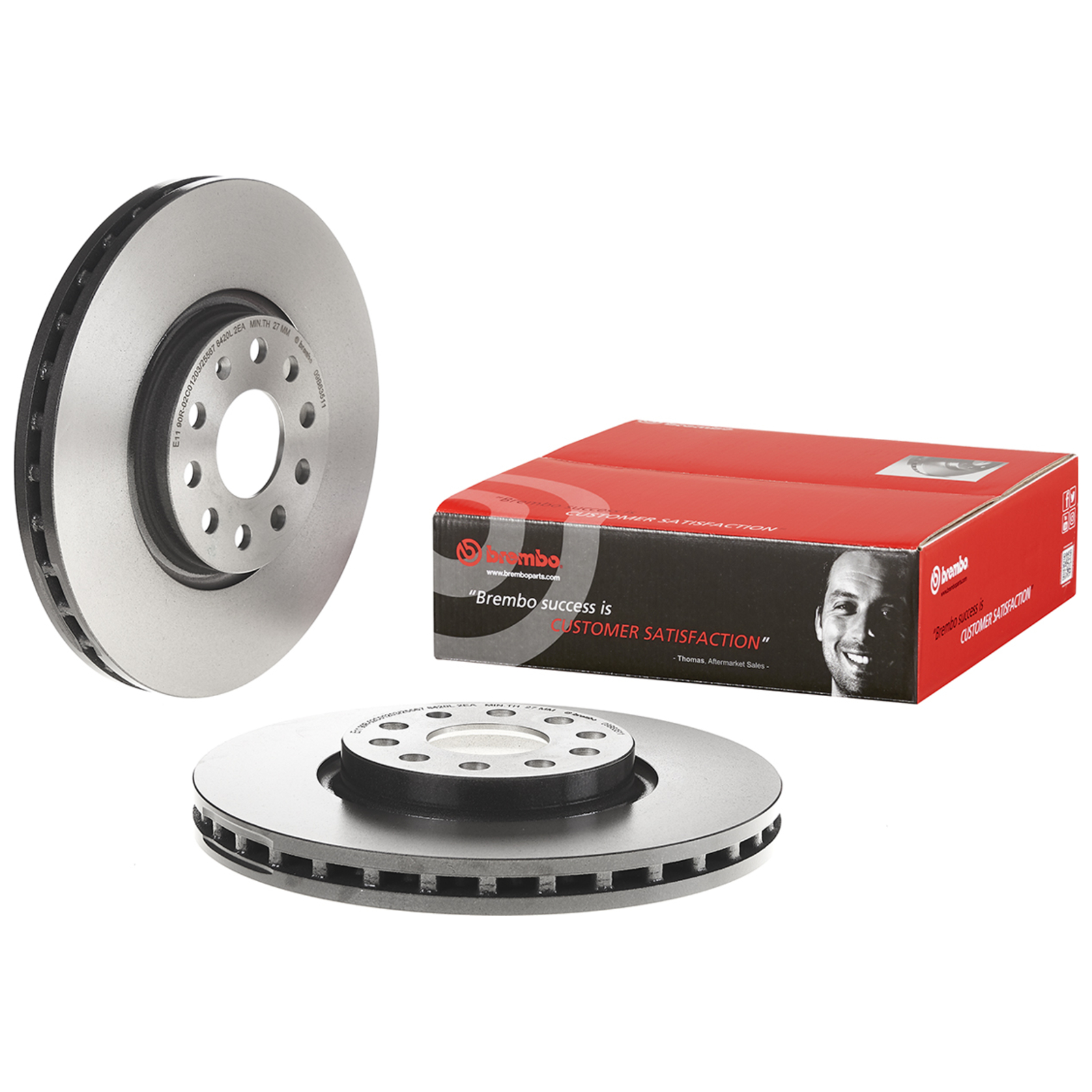 BREMBO Bremsscheiben Ø314mm Satz vorne passend für VW Sharan Seat...