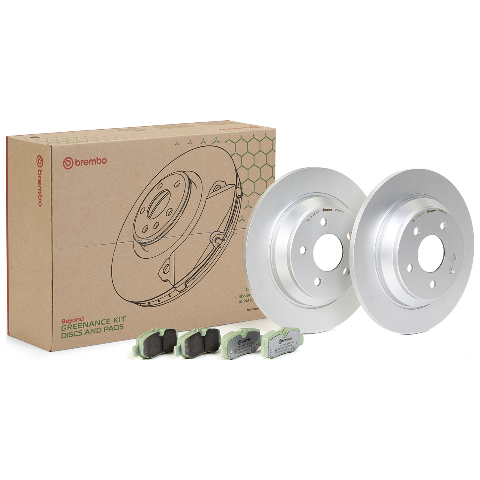 BREMBO Bremsensatz, Scheibenbremse BEYOND LINE - Greenance