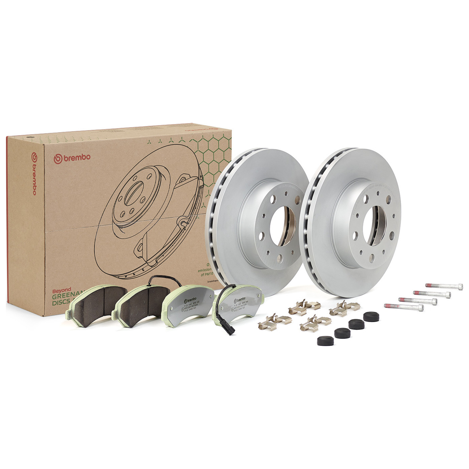 BREMBO Bremsensatz, Scheibenbremse BEYOND LINE - Greenance
