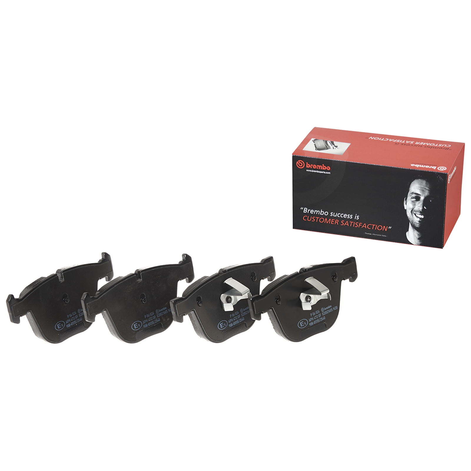 BREMBO Bremsbelagsatz, Scheibenbremse PRIME LINE