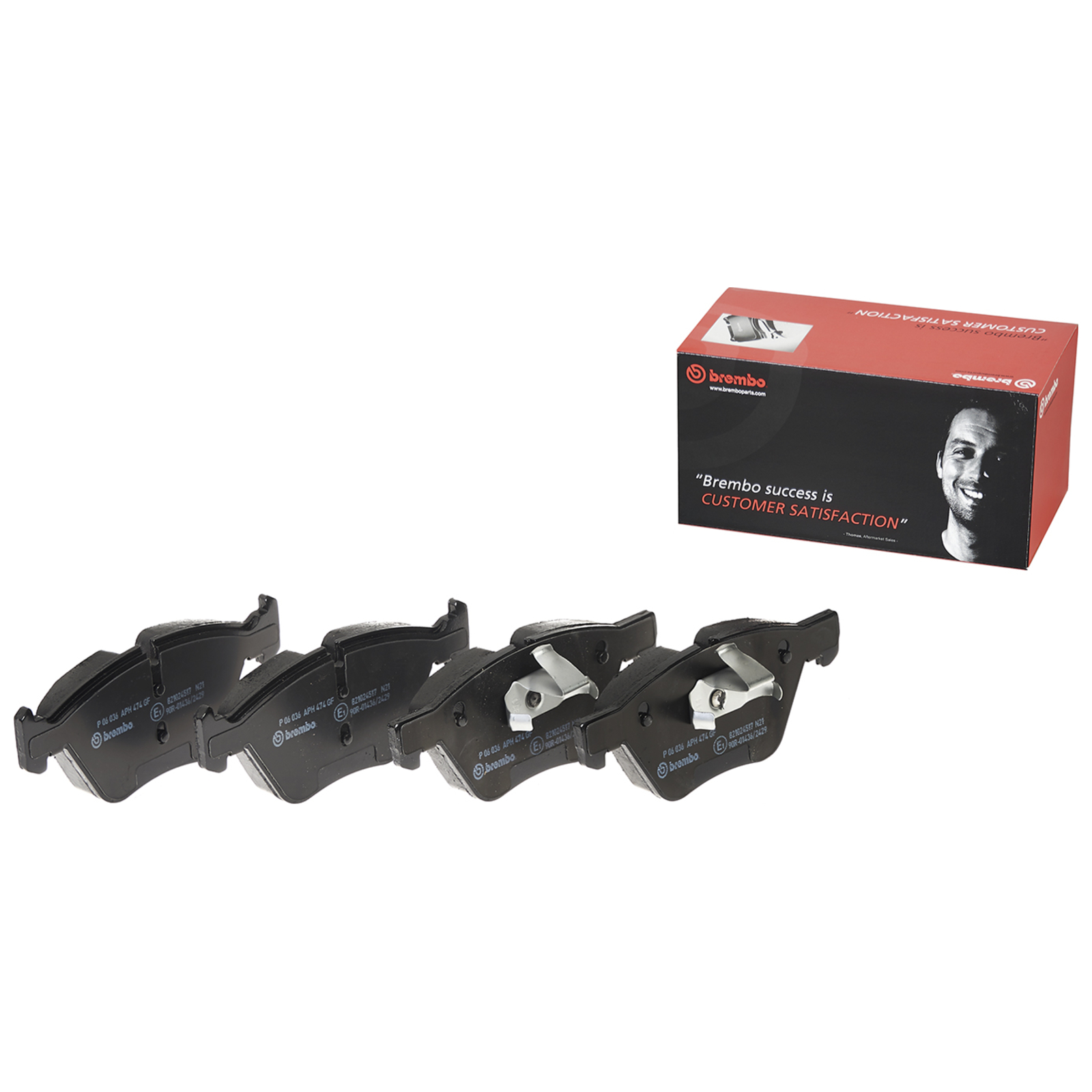 BREMBO Bremsbelagsatz, Scheibenbremse PRIME LINE