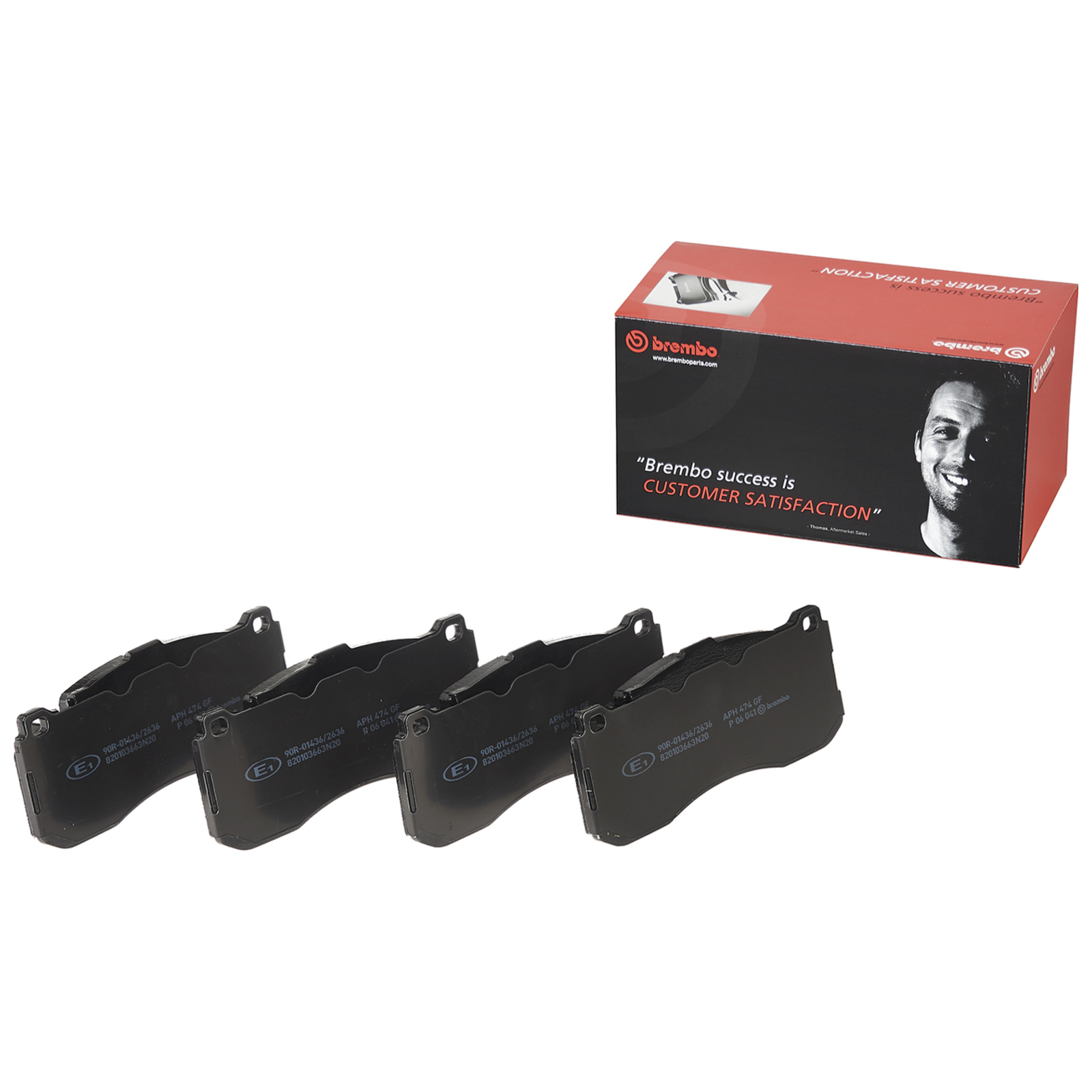 BREMBO Brake Pad Set, disc brake