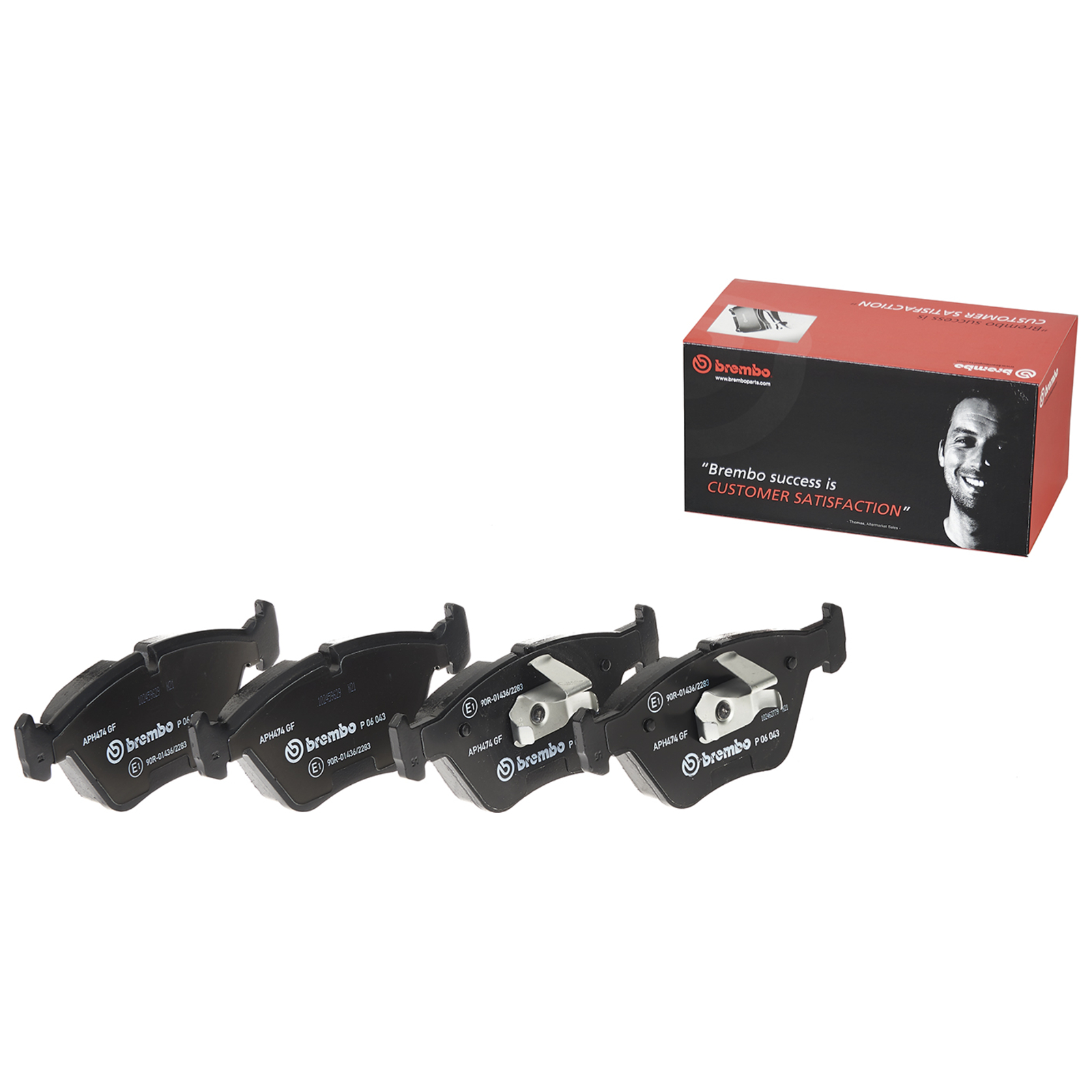 BREMBO Bremsbelagsatz, Scheibenbremse PRIME LINE