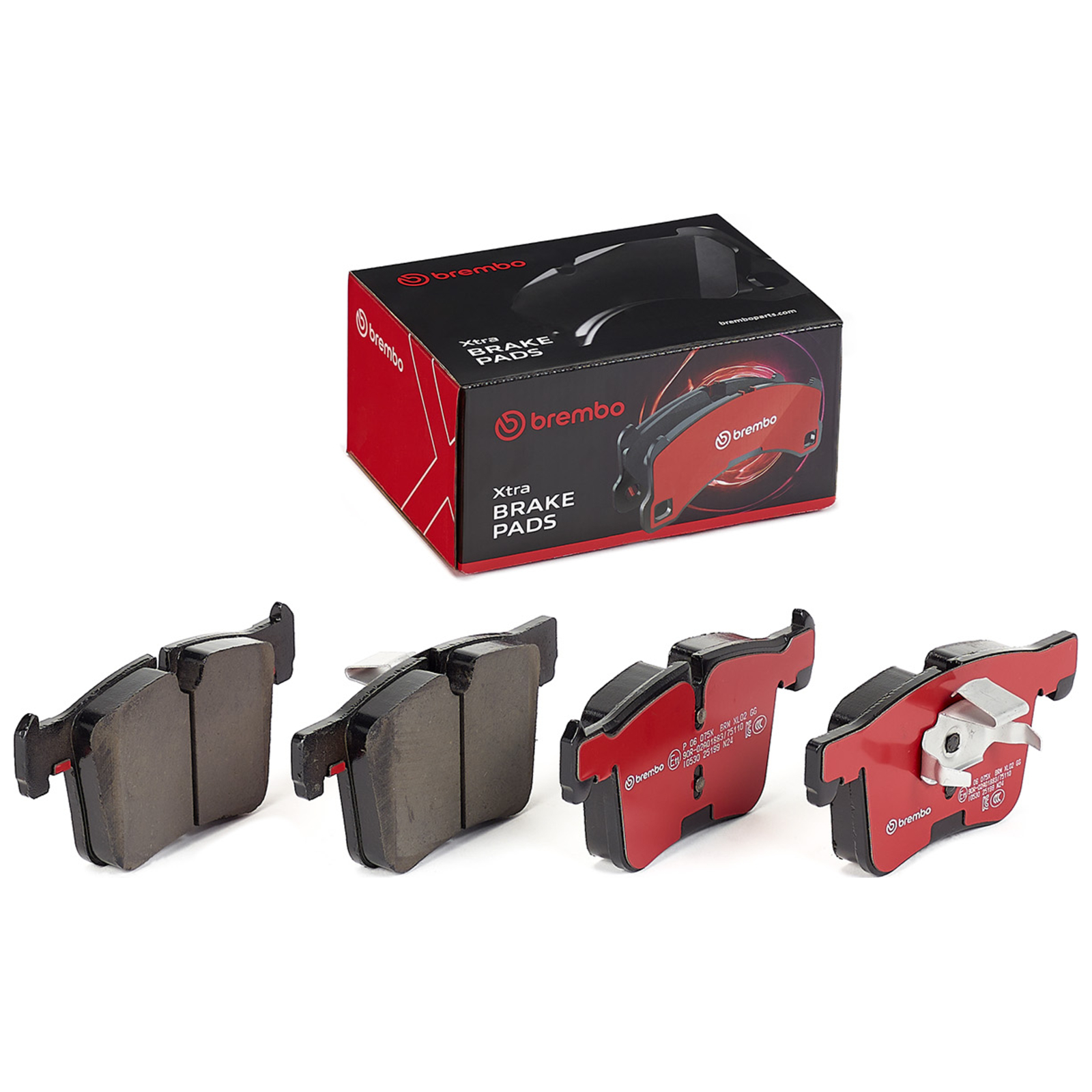 BREMBO Brake Pad Set, disc brake BREMBO XTRA LINE