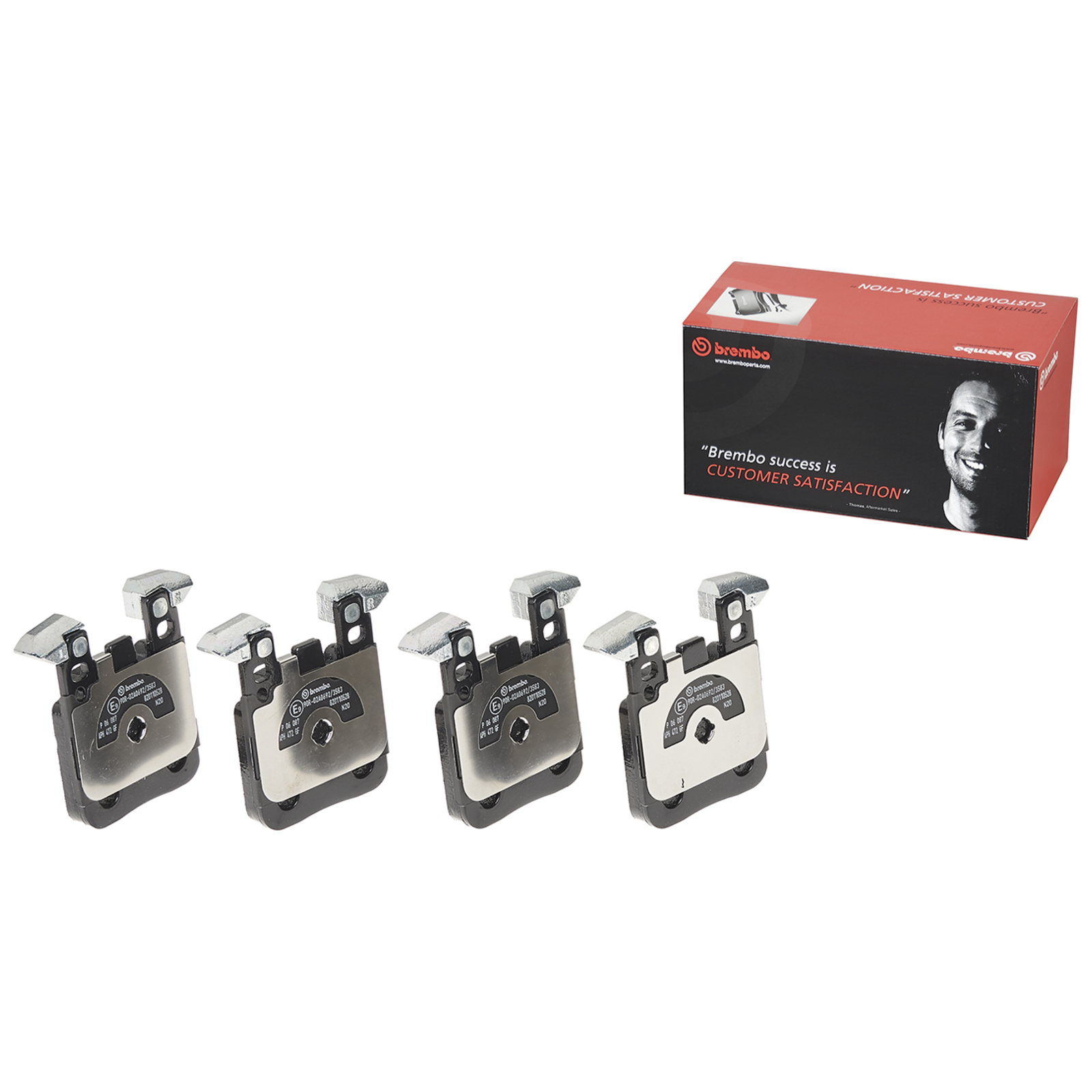 BREMBO Bremsbelagsatz, Scheibenbremse PRIME LINE