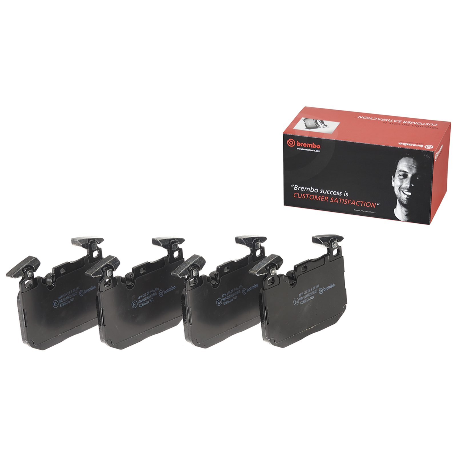 BREMBO Brake Pad Set, disc brake PRIME LINE