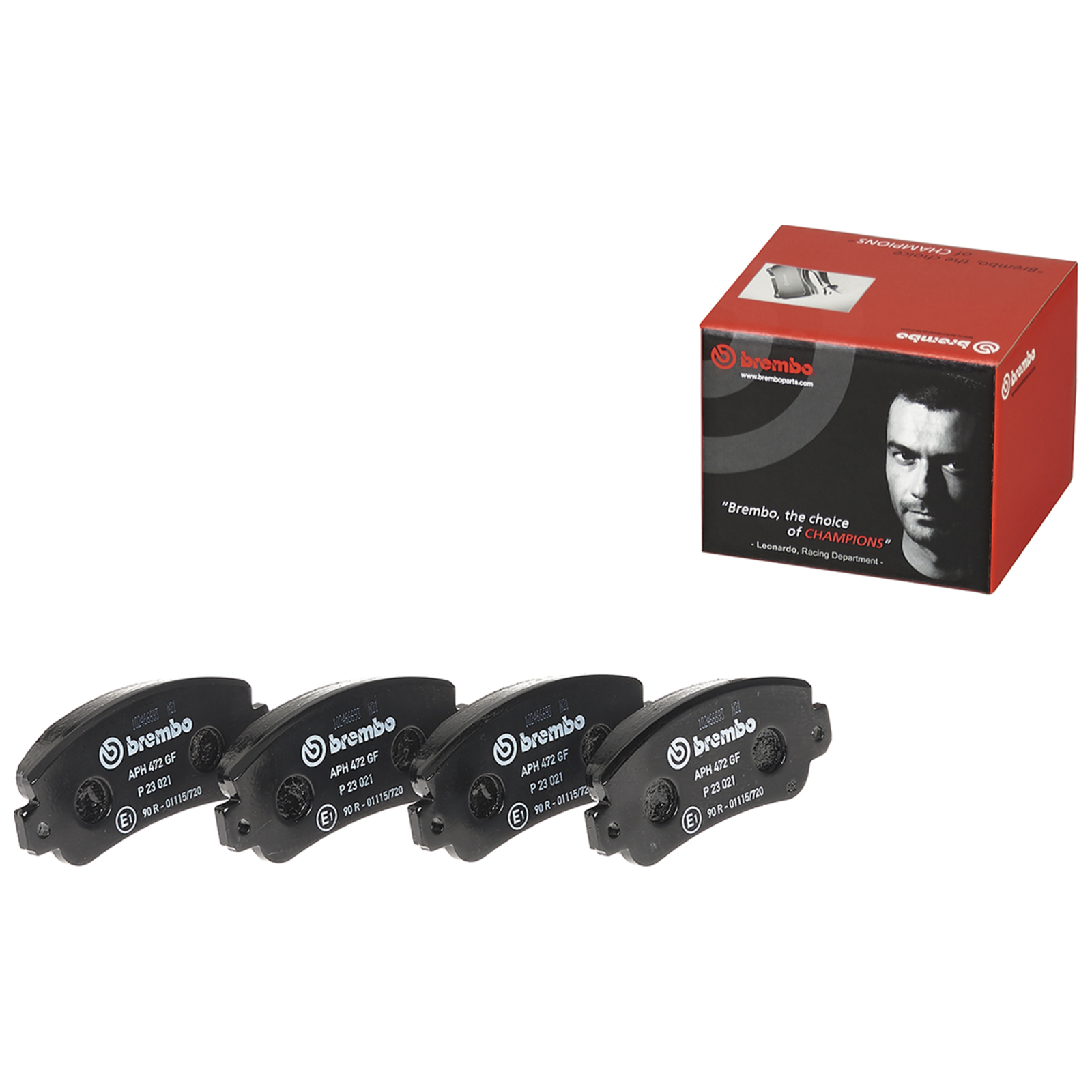 BREMBO Brake Pad Set, disc brake PRIME LINE