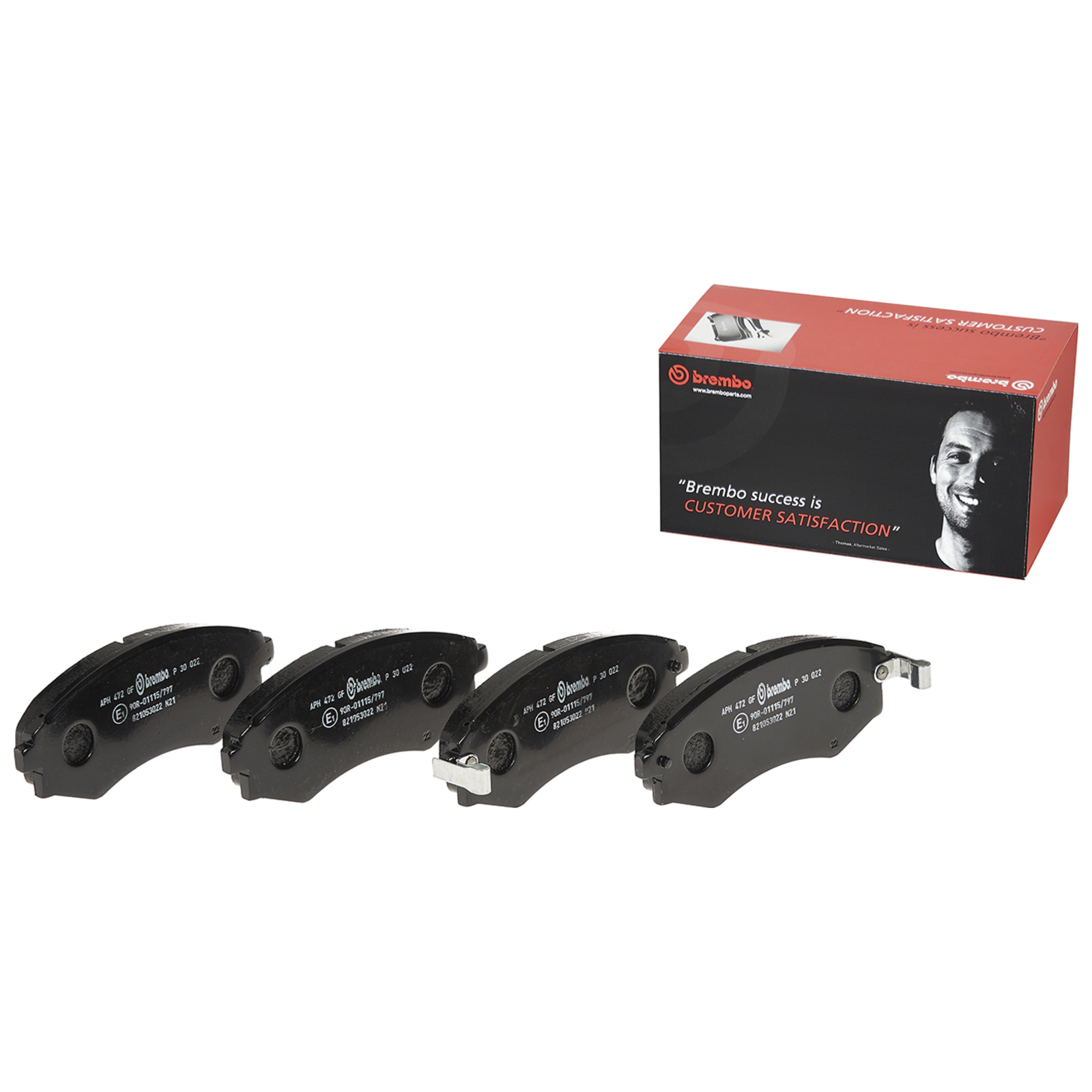 BREMBO Brake Pad Set, disc brake PRIME LINE
