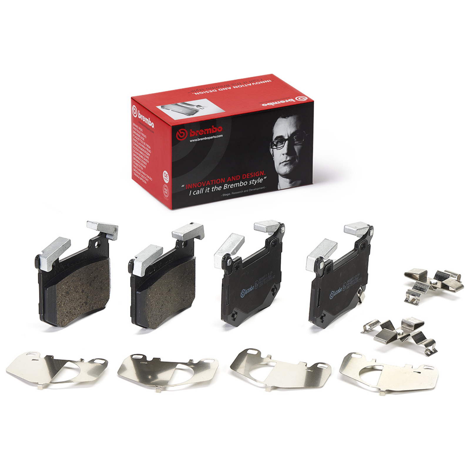 BREMBO Brake Pad Set, disc brake PRIME LINE