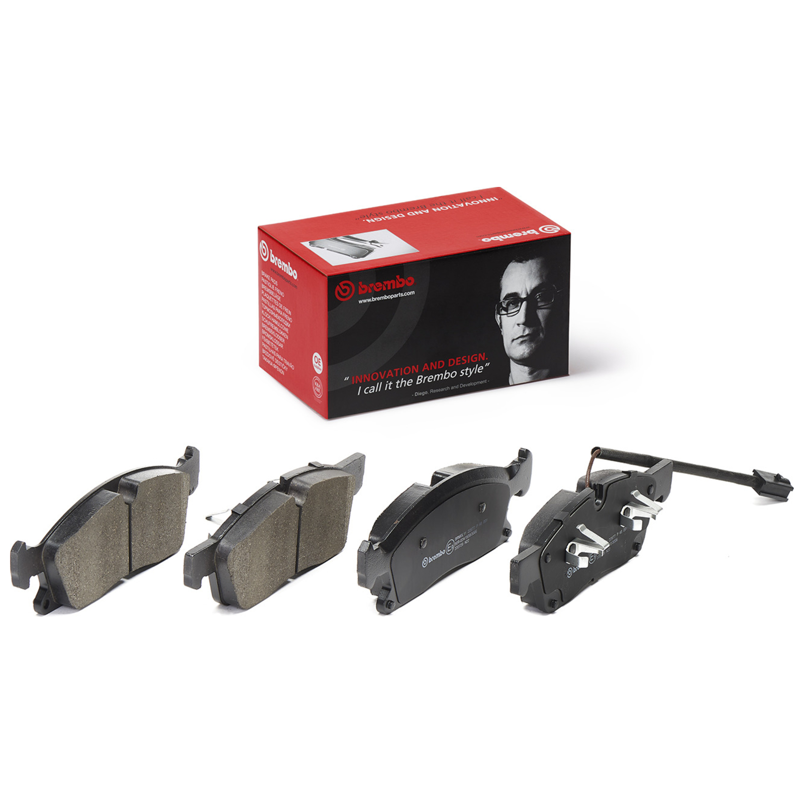 BREMBO Bremsbelagsatz, Scheibenbremse PRIME LINE P 48 001