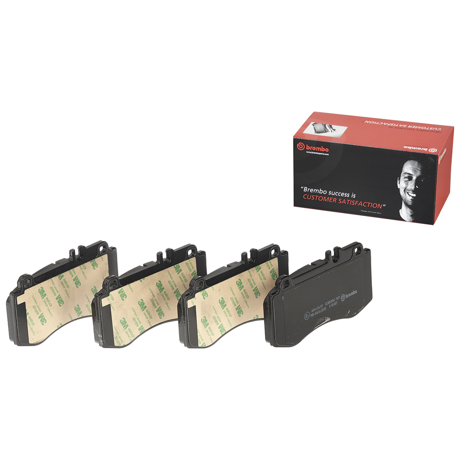 BREMBO Bremsbelagsatz, Scheibenbremse PRIME LINE