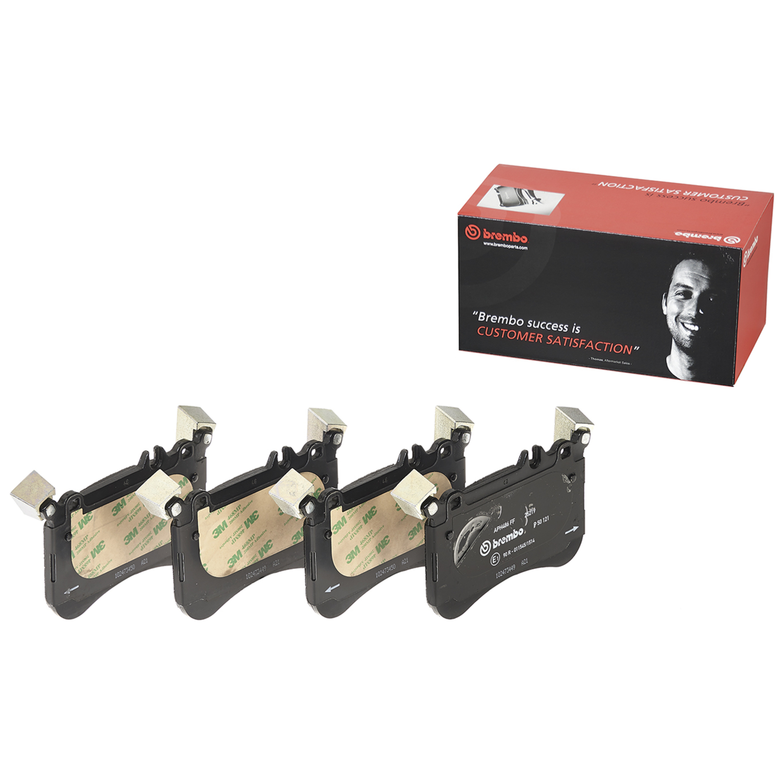 BREMBO Brake Pad Set, disc brake PRIME LINE