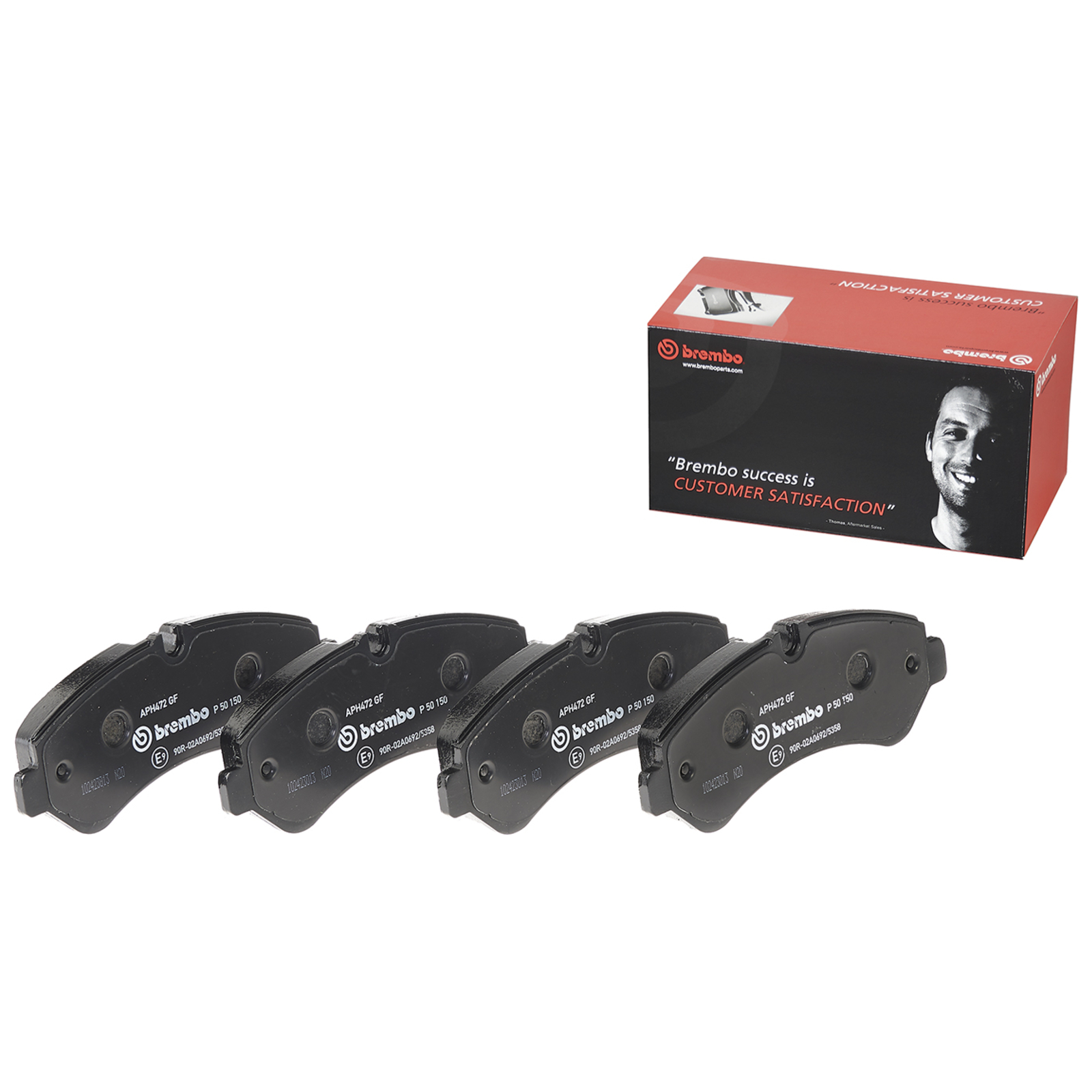 BREMBO Brake Pad Set, disc brake PRIME LINE