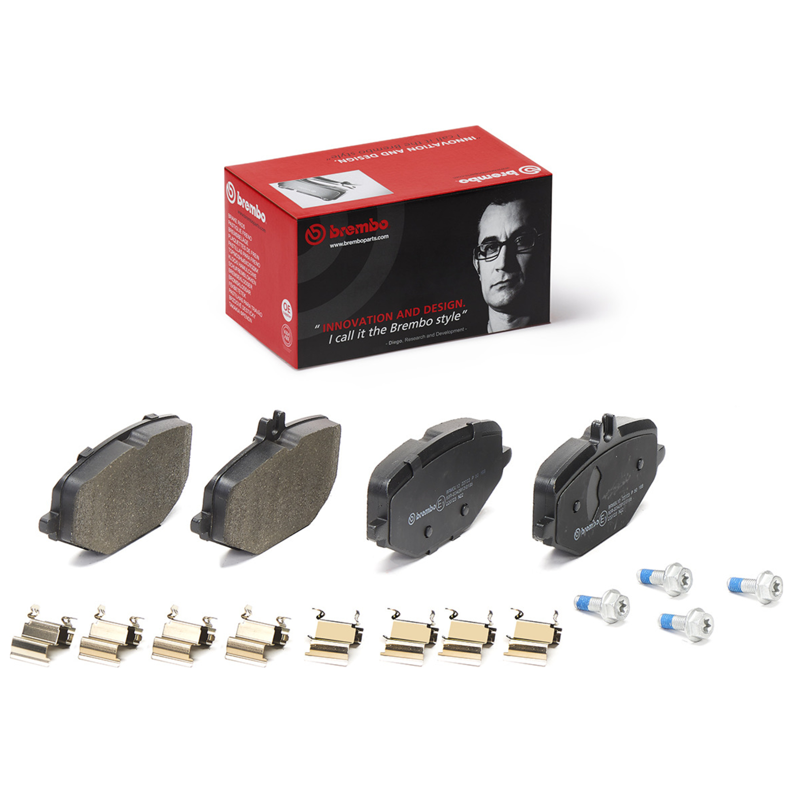 BREMBO Bremsbelagsatz, Scheibenbremse PRIME LINE