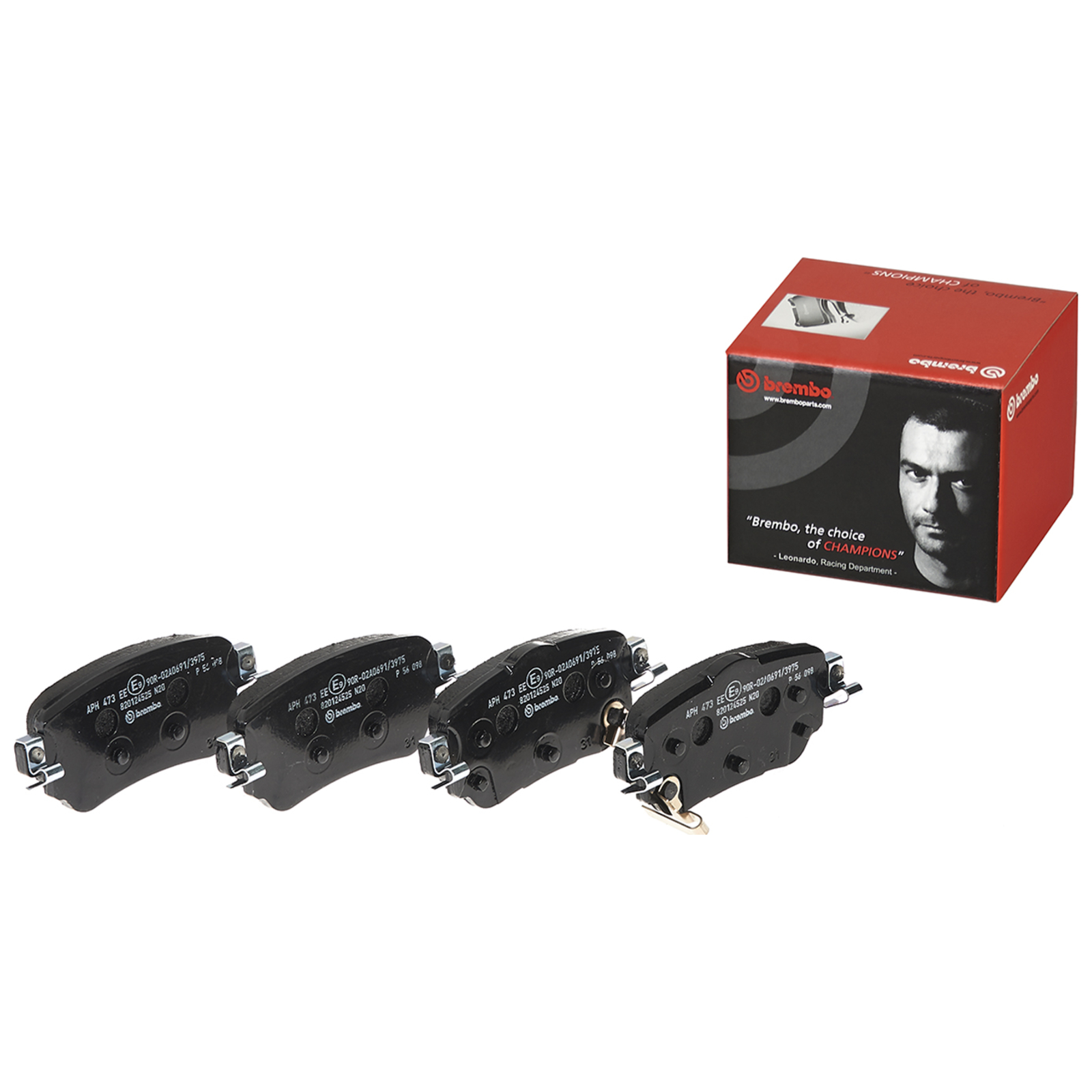 BREMBO Bremsbelagsatz, Scheibenbremse PRIME LINE