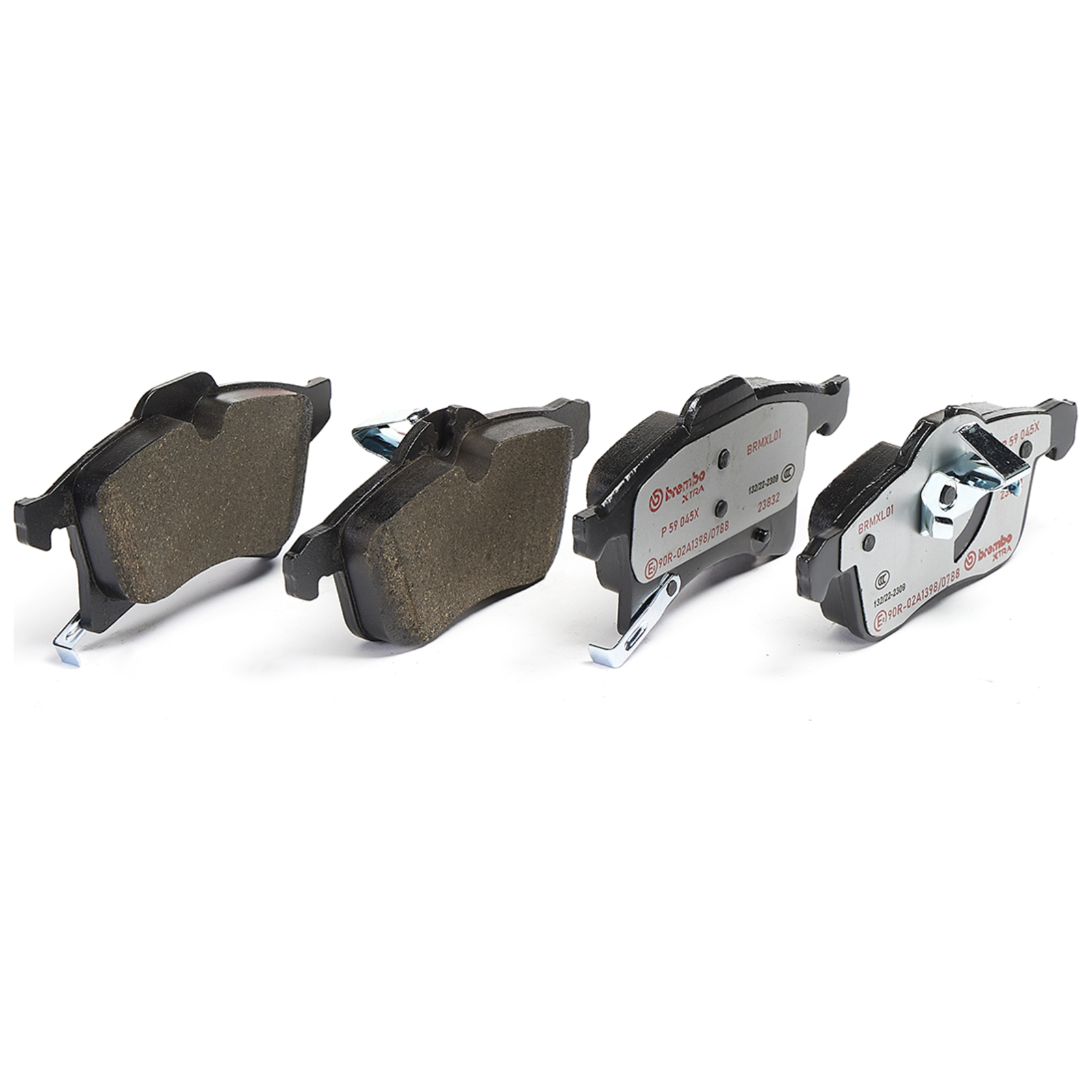 BREMBO Brake Pad Set, disc brake BREMBO XTRA LINE