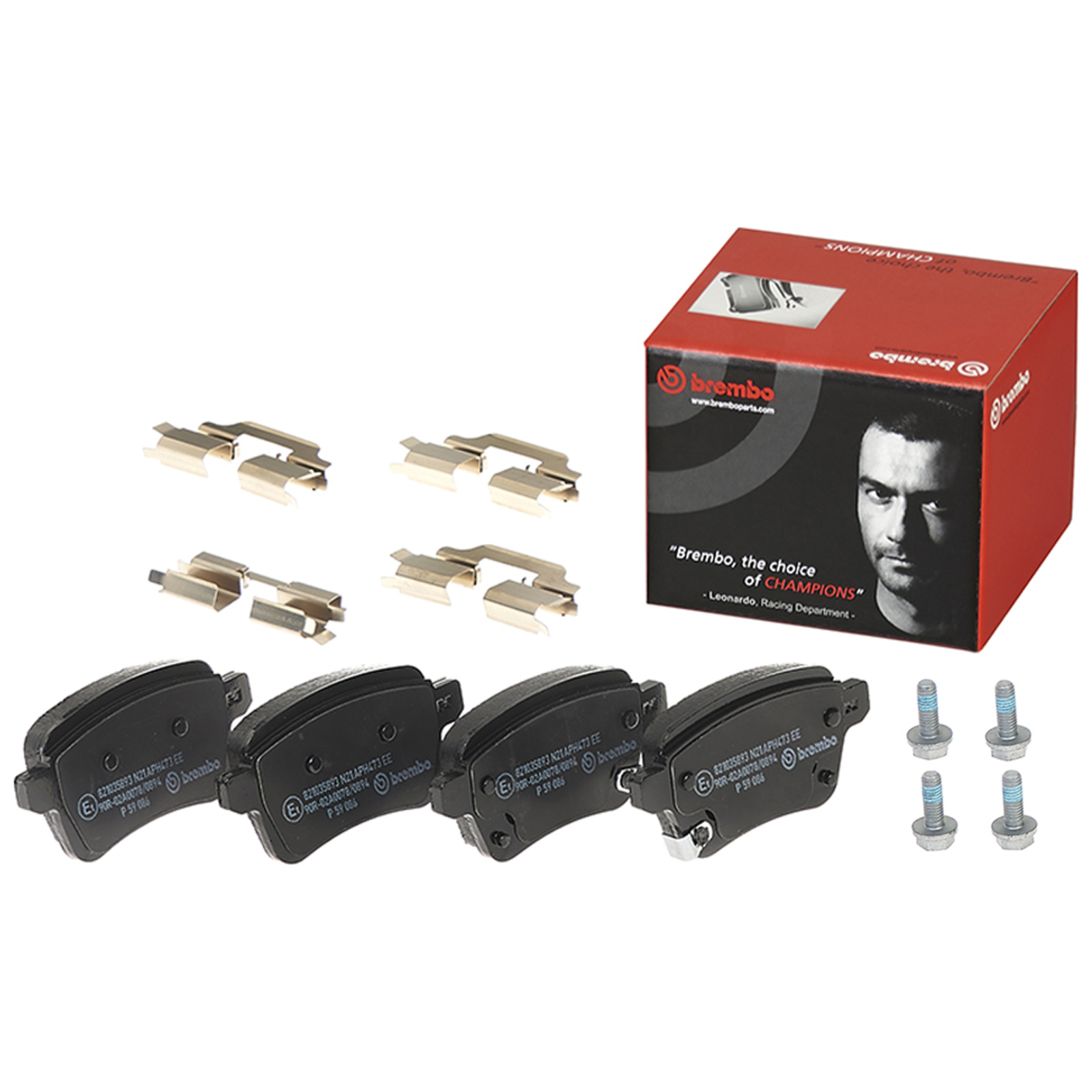BREMBO Brake Pad Set, disc brake PRIME LINE