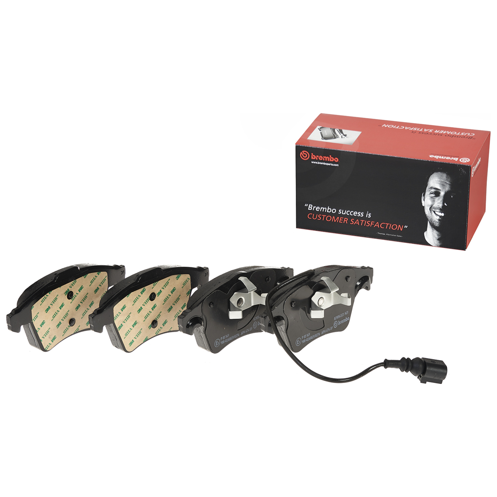 BREMBO Bremsbelagsatz, Scheibenbremse PRIME LINE
