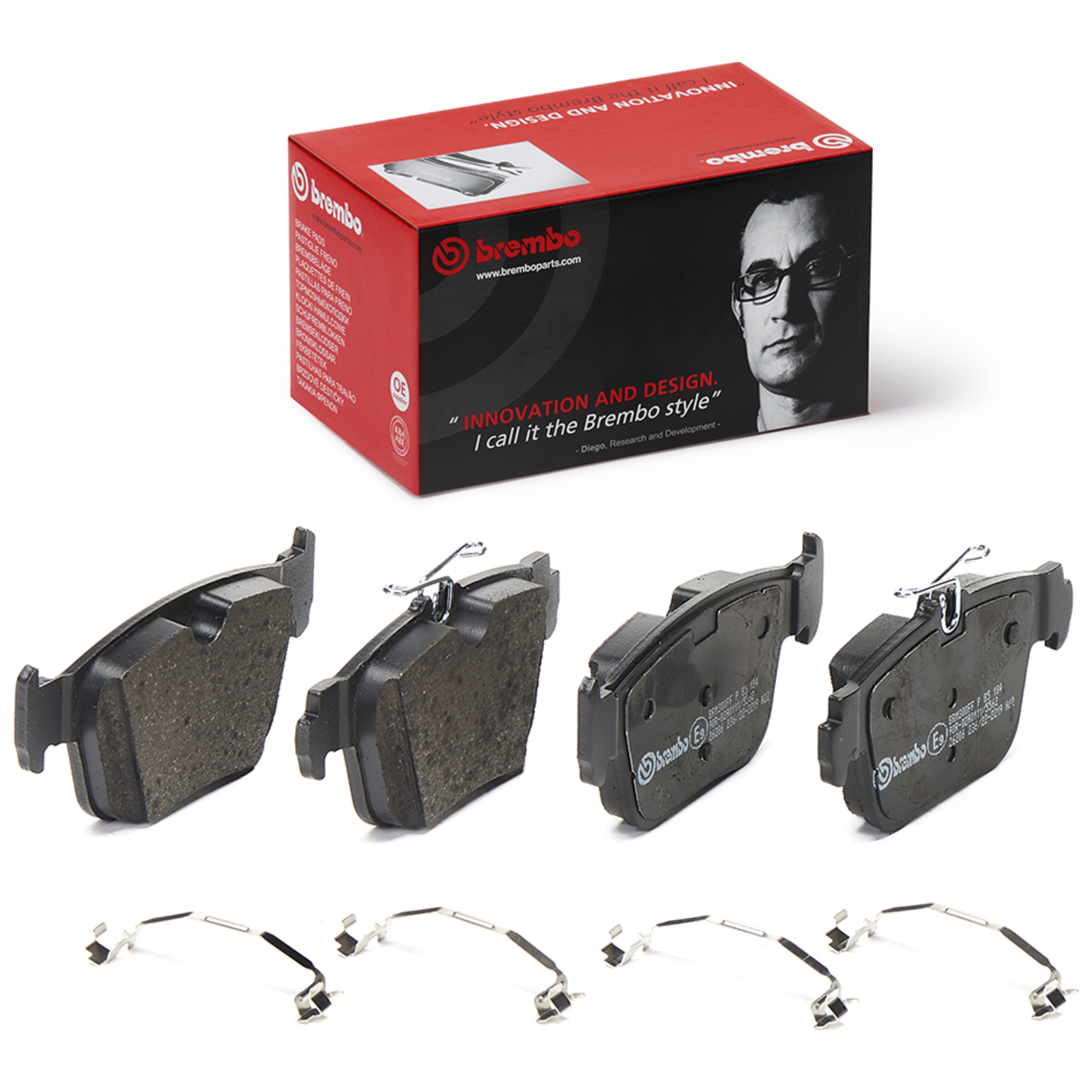 BREMBO Brake Pad Set, disc brake PRIME LINE