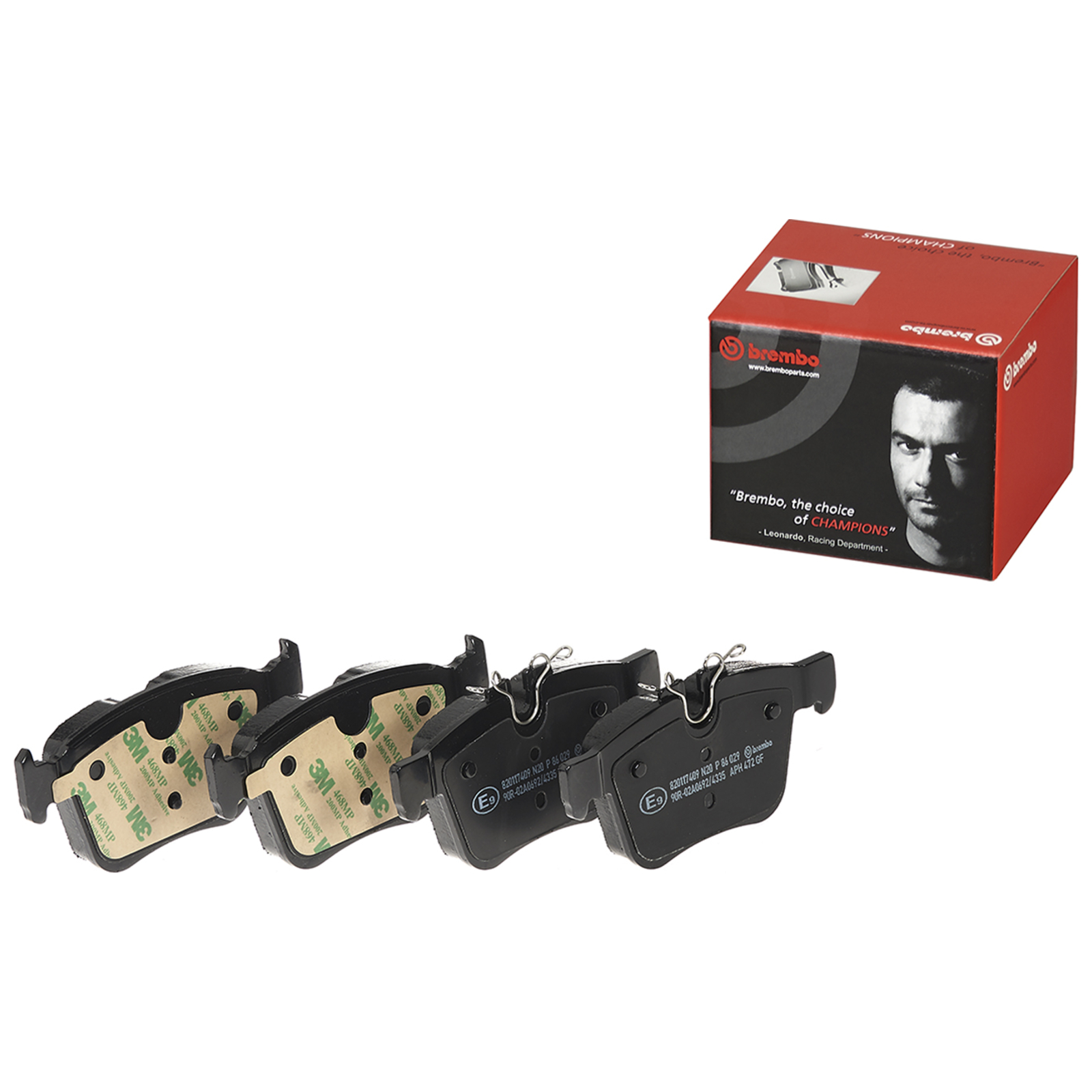 BREMBO Brake Pad Set, disc brake PRIME LINE