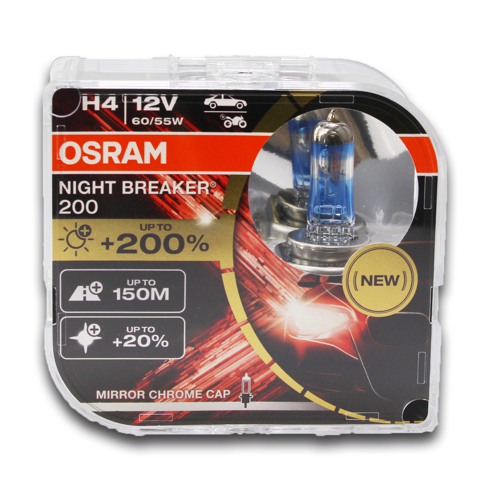 OSRAM H4 NIGHT BREAKER +200% Duopack