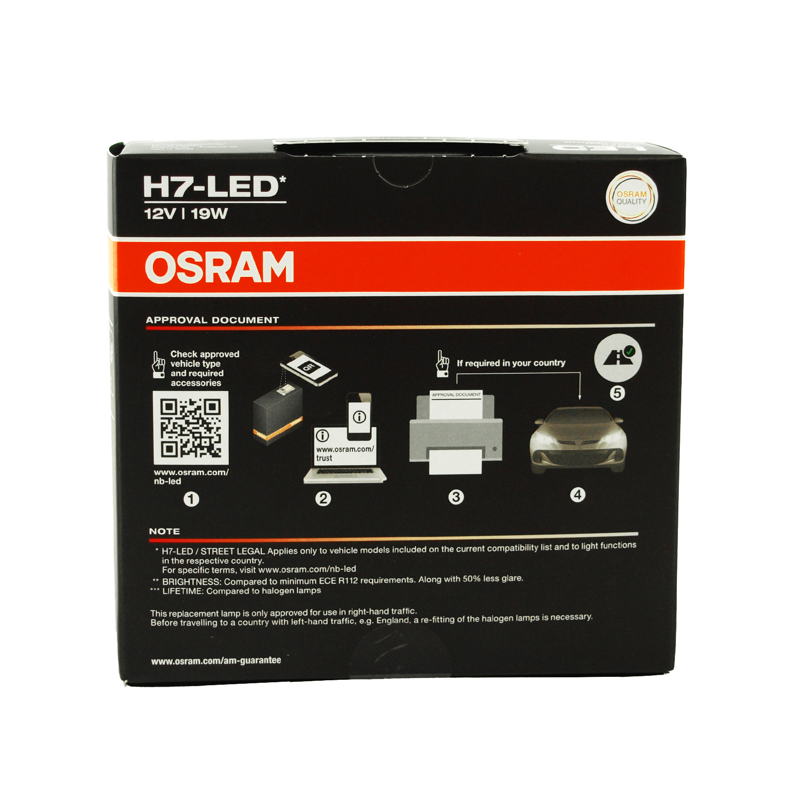 OSRAM Bulb, headlight NIGHT BREAKER LED