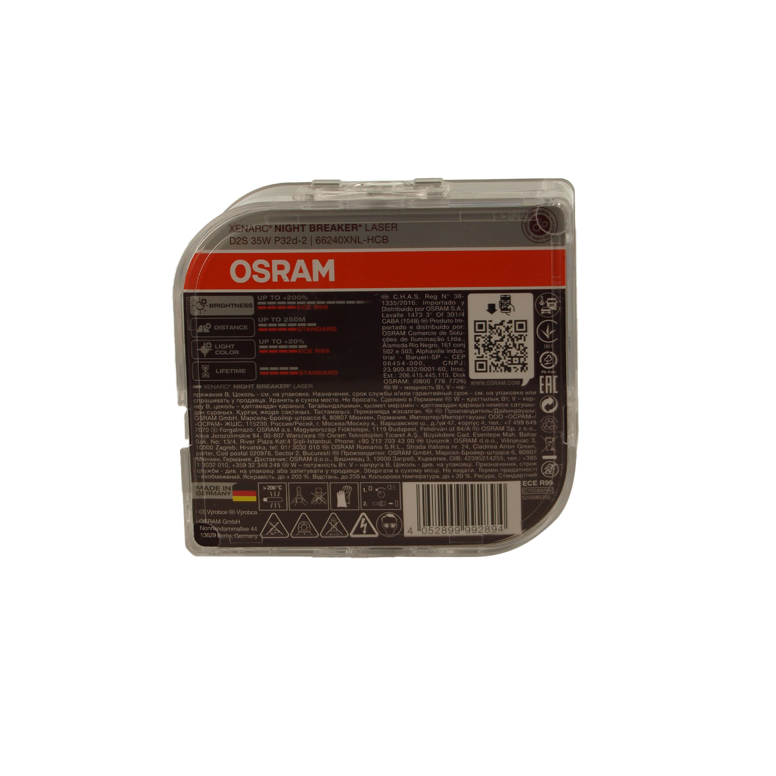 OSRAM D2S Night Breaker Laser Xenarc Duobox