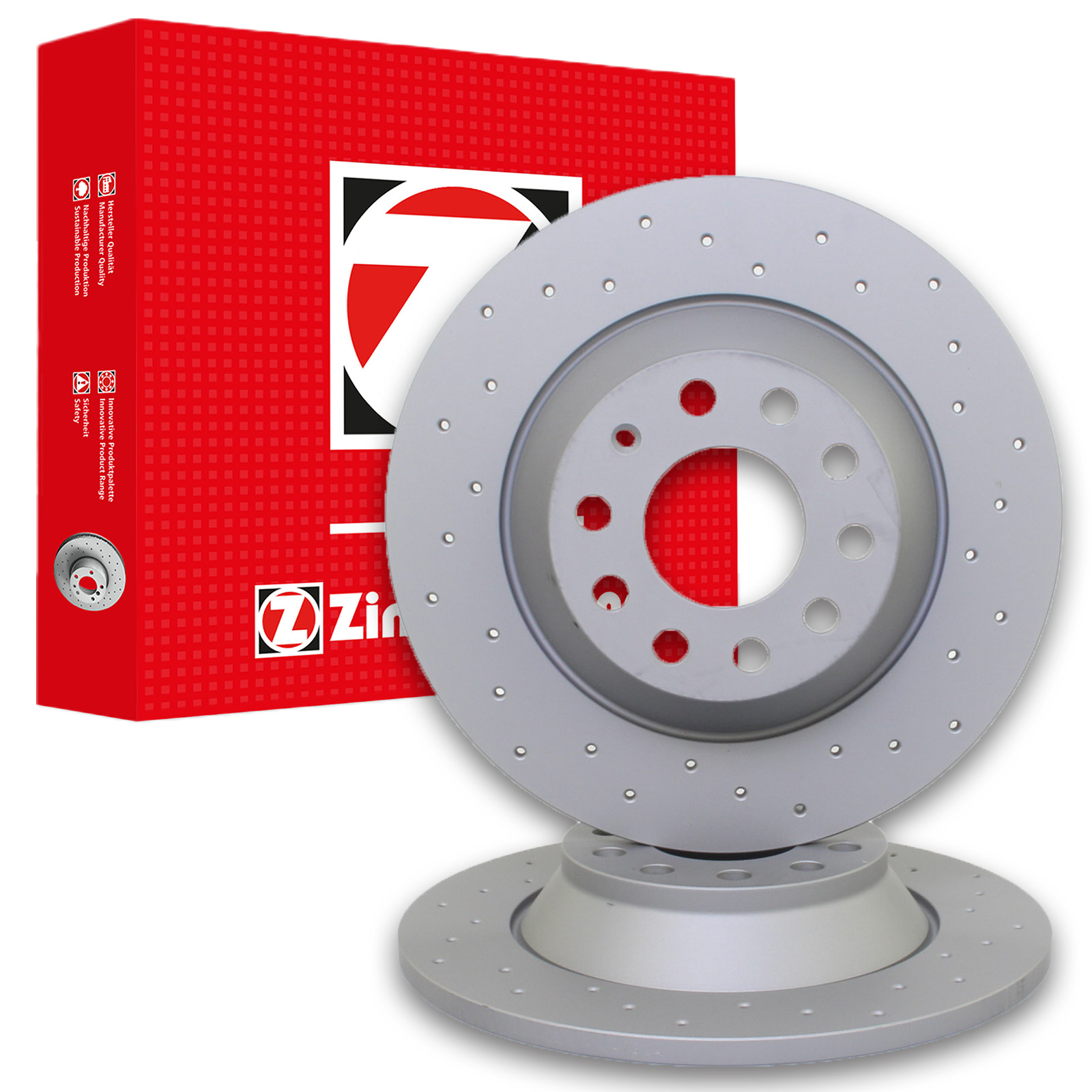 2x ZIMMERMANN Brake Disc SPORT BRAKE DISC COAT Z