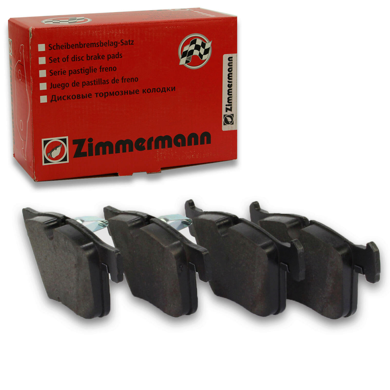 4 Zimmermann Sport Bremsscheiben + Zimmermann Bremsbeläge