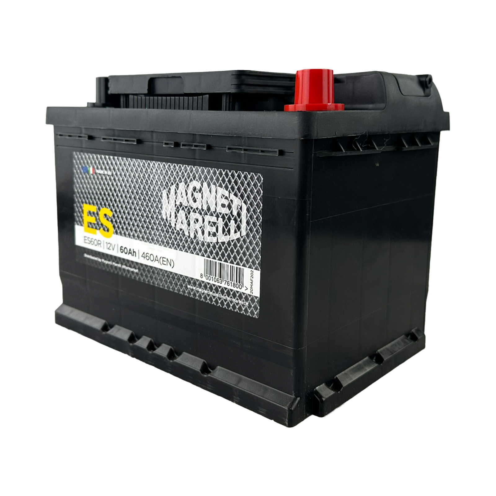 Magneti Marelli Autobatterie Starterbatterie ES Batterie 12V 60Ah 460A B13